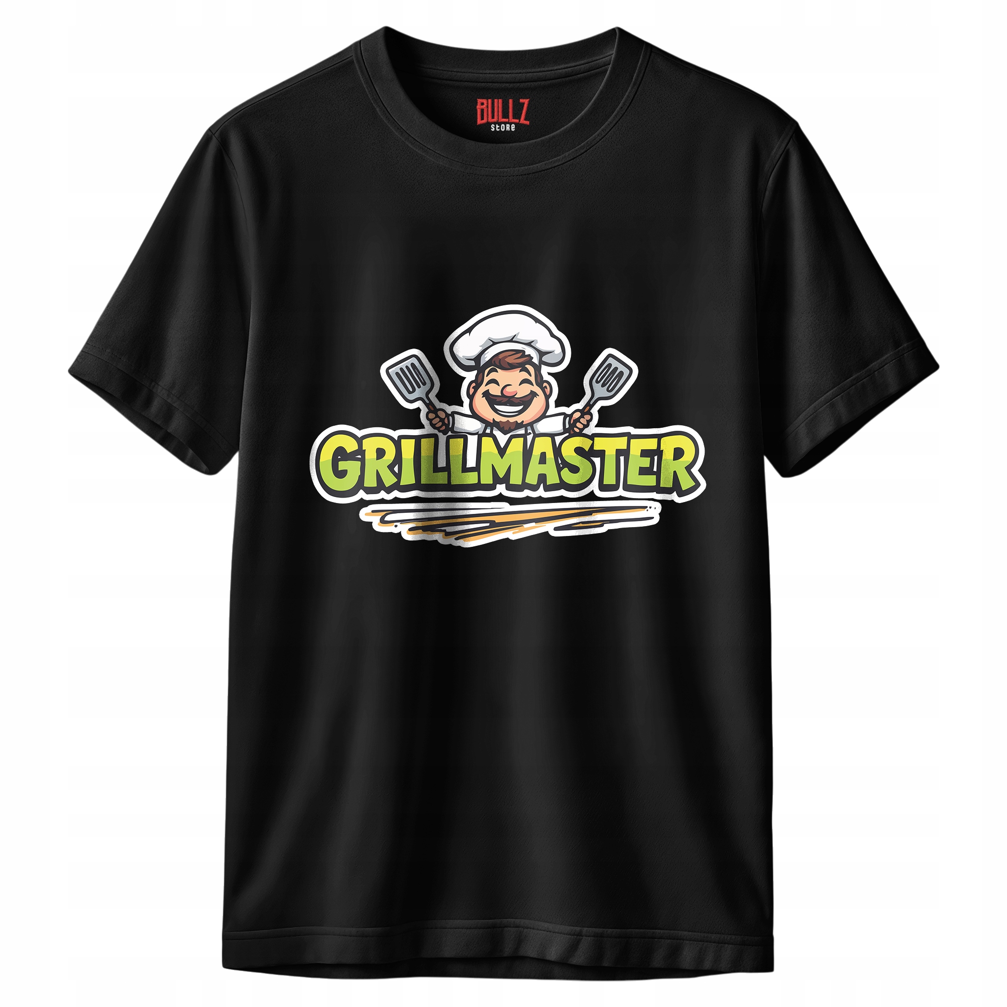 Koszulka czarna męska Grillmaster Zabawny Prezent