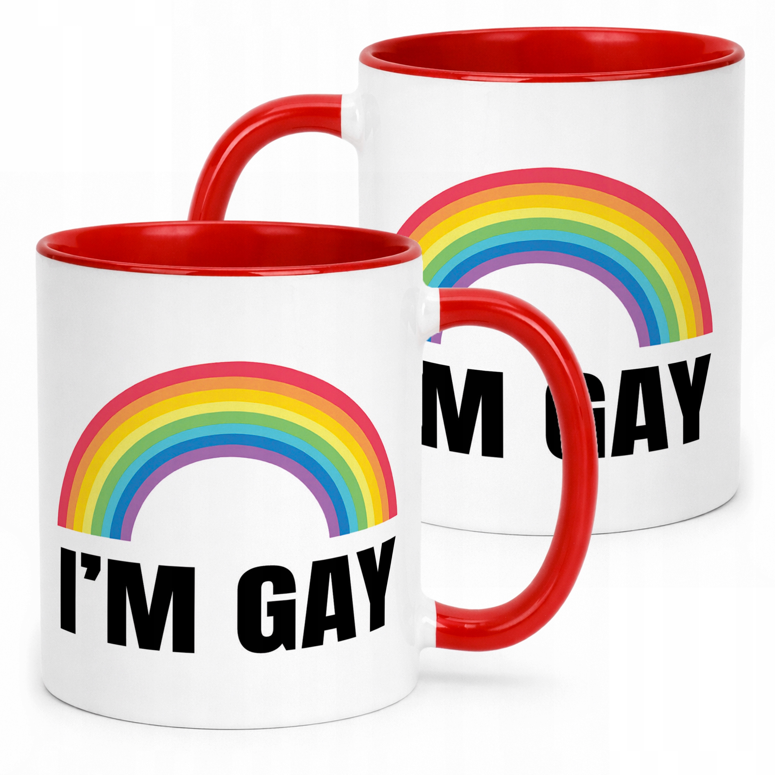 Kubek ceramiczny I’M GAY Tęcza LGBT Jestem Gejem