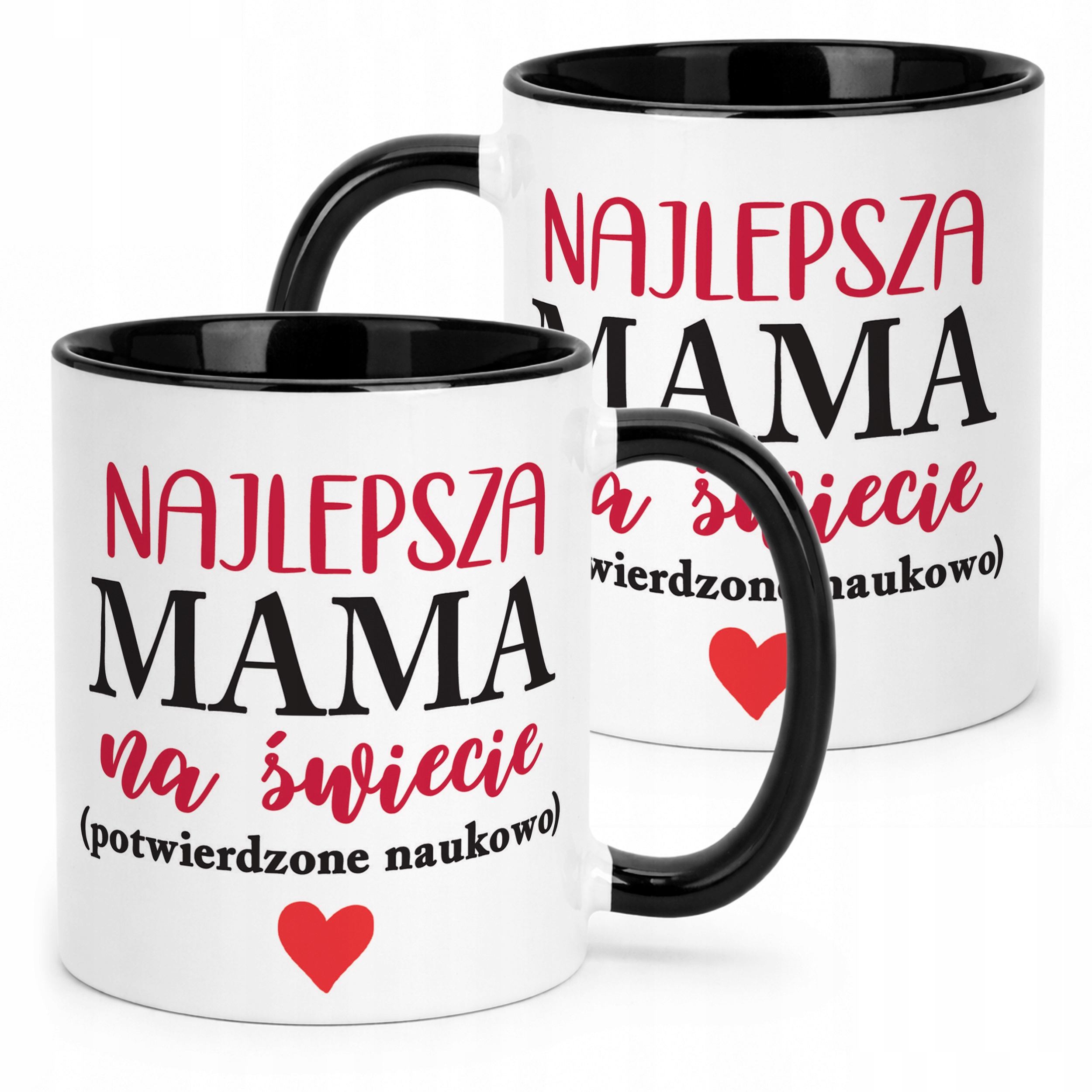 Kubek Czarny Dzień Matki Dla Mamy Prezent Najlepsza Mama na Świecie