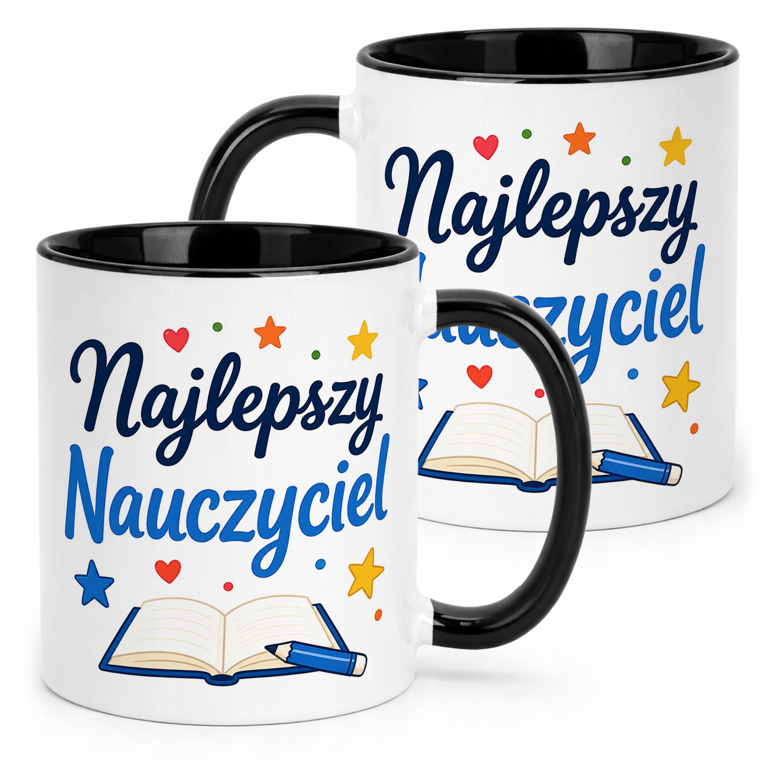 Kubek Czarny Dzień Nauczyciela Dla Nauczyciela Prezent Upominek