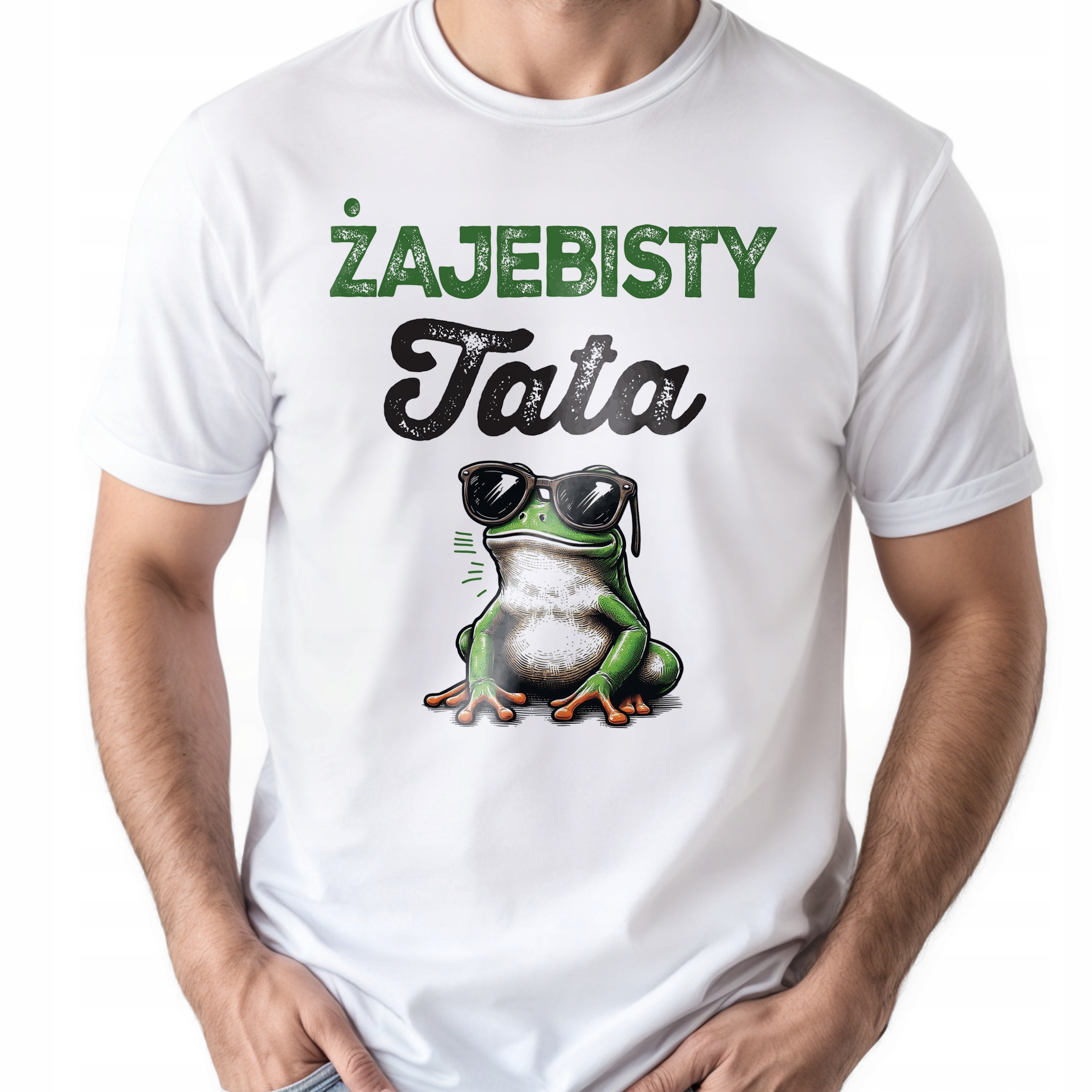 Zestaw Kubek + Koszulka Dzień Ojca Dla Taty Żajebisty Tata Prezent