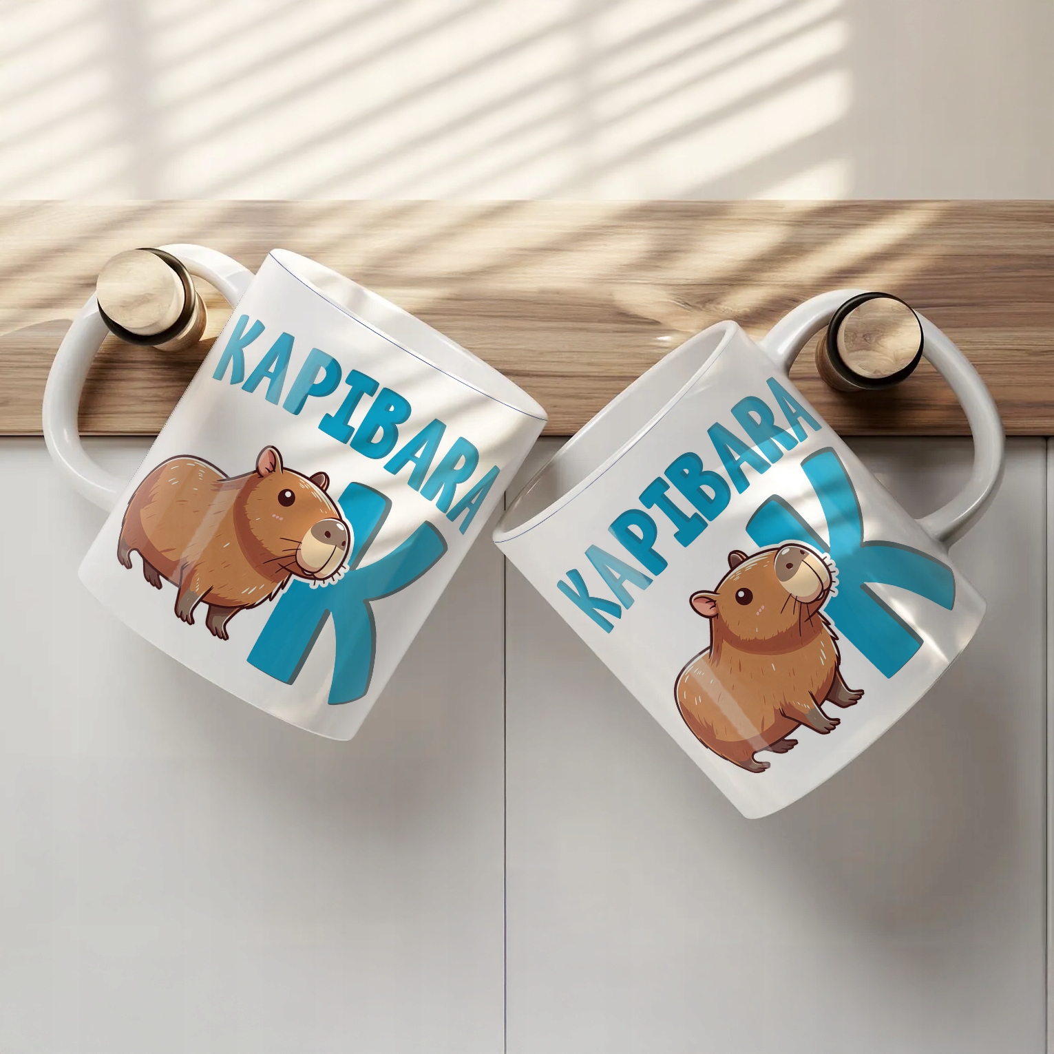 Kubek ceramiczny Kapibara Capybara Zwierzak Słodki Dla Dzieci Prezent