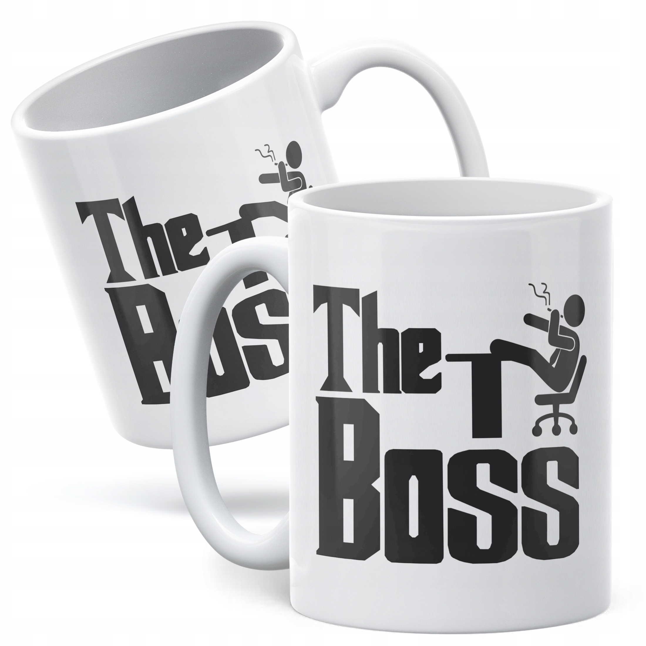 Kubek ceramiczny The Boss Dla Szefa Prezent Upominek Praca