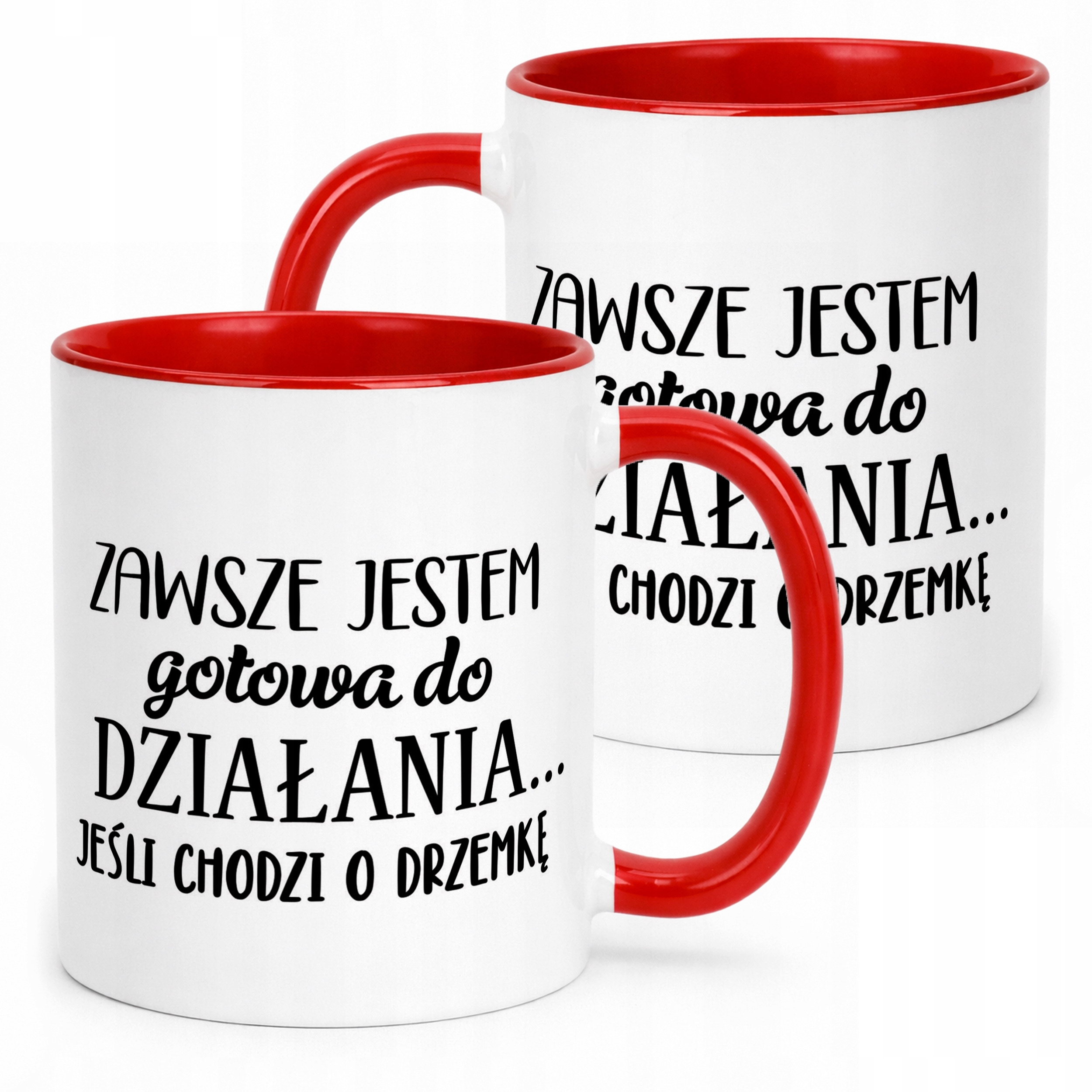 Kubek Czerwony Dzień Kobiet Dla Kobiety Dziewczyny Prezent Upominek