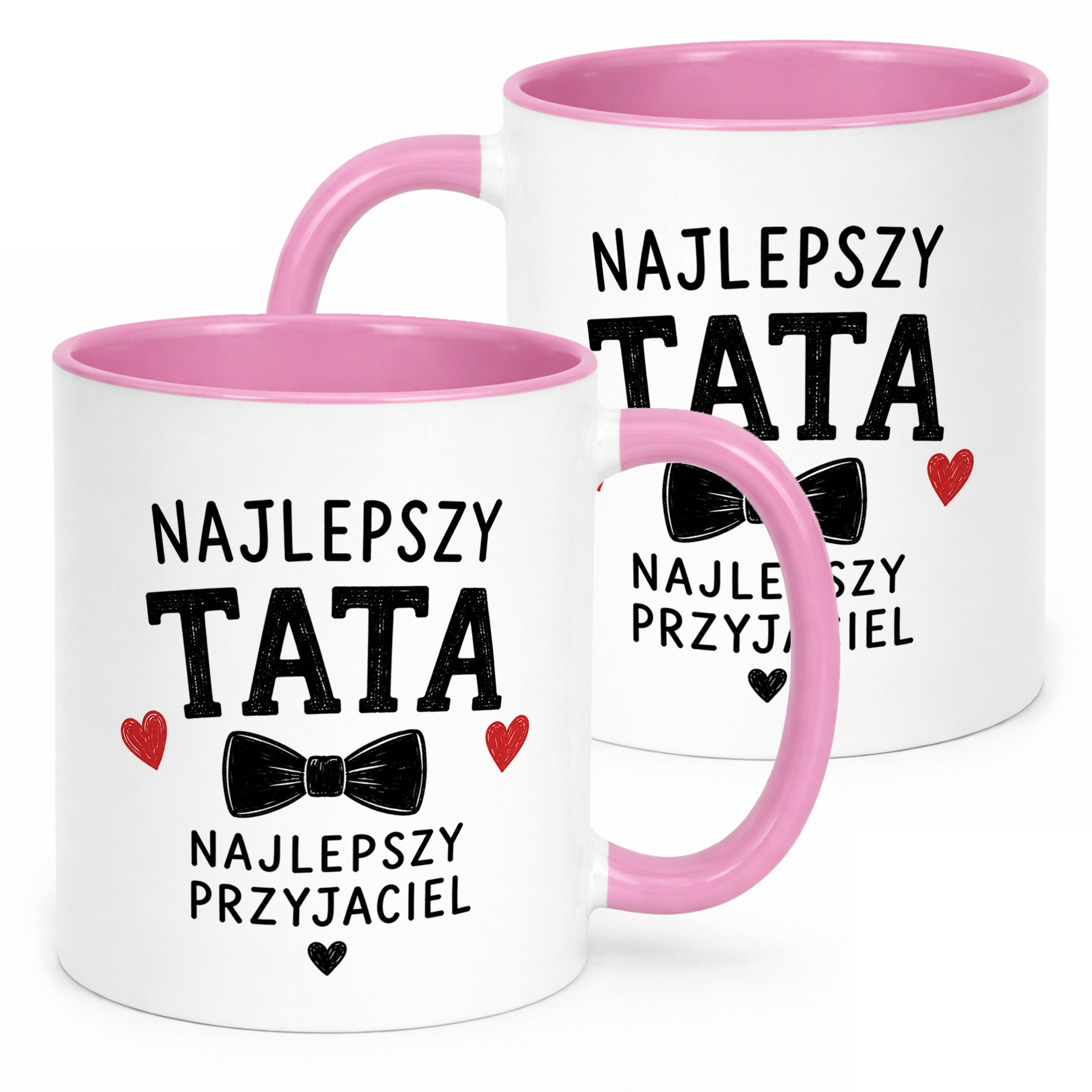 Kubek Różowy prezent na Dzień Ojca pomysł na prezent