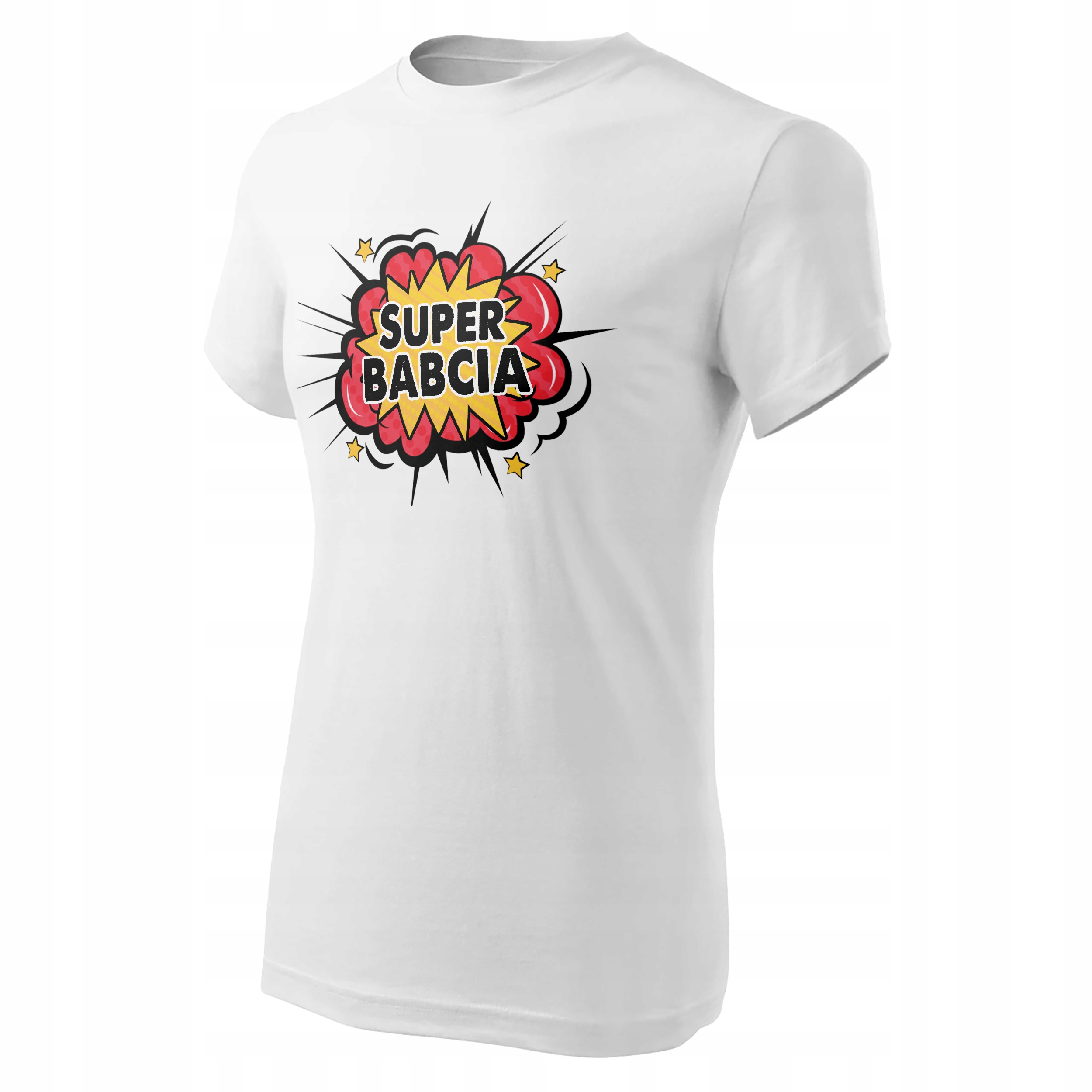 Koszulka Damska T-shirt Na Dzień Babci Prezent Super Babcia