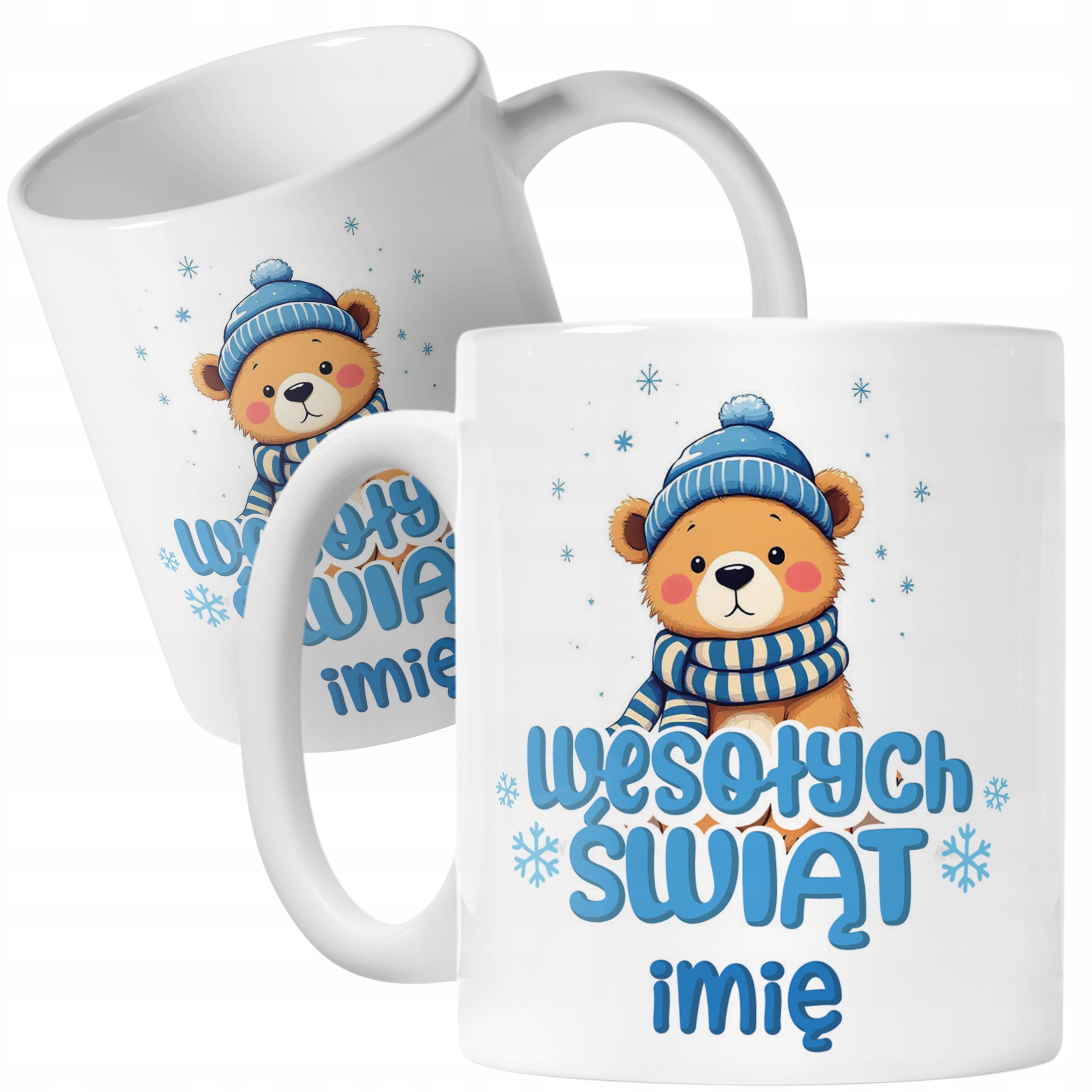 Kubek Ceramiczny Personalizowany Świąteczny Boże Narodzenie Prezent