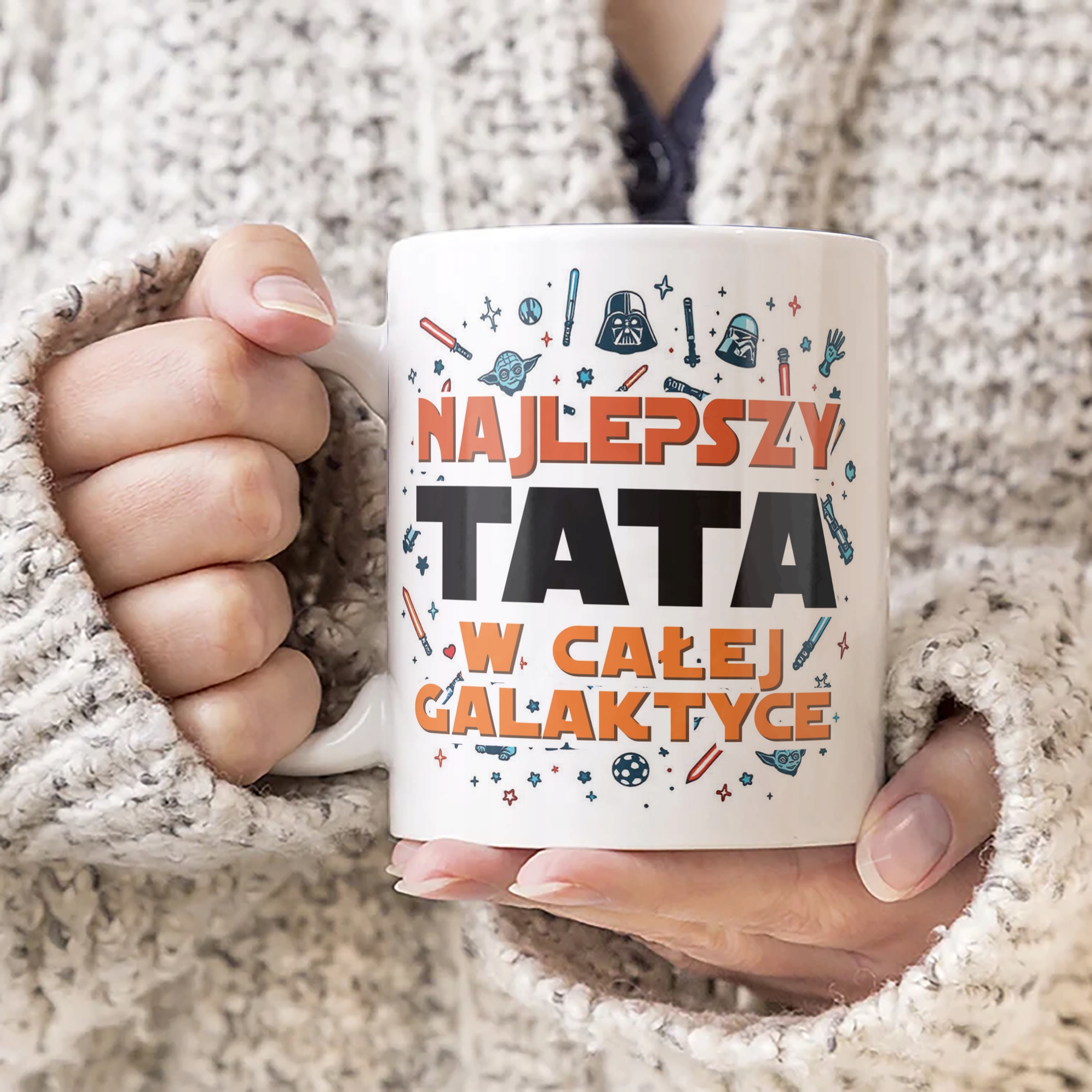 Kubek ceramiczny Dzień Ojca Dla Taty Najlepszy Tata W Całej Galaktyce