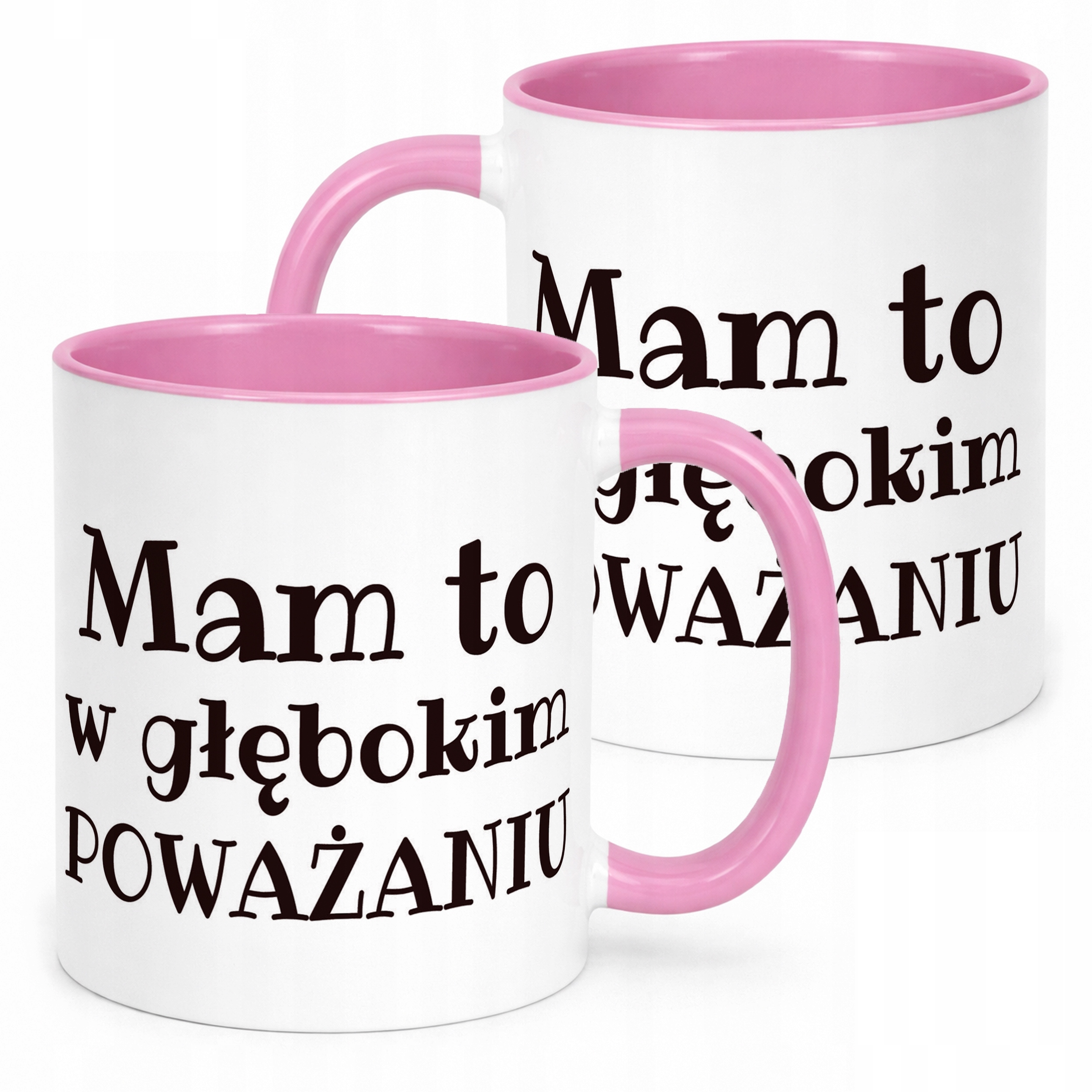 Kubek Różowy Mam To W Głębokim Poważaniu Zabawny Prezent