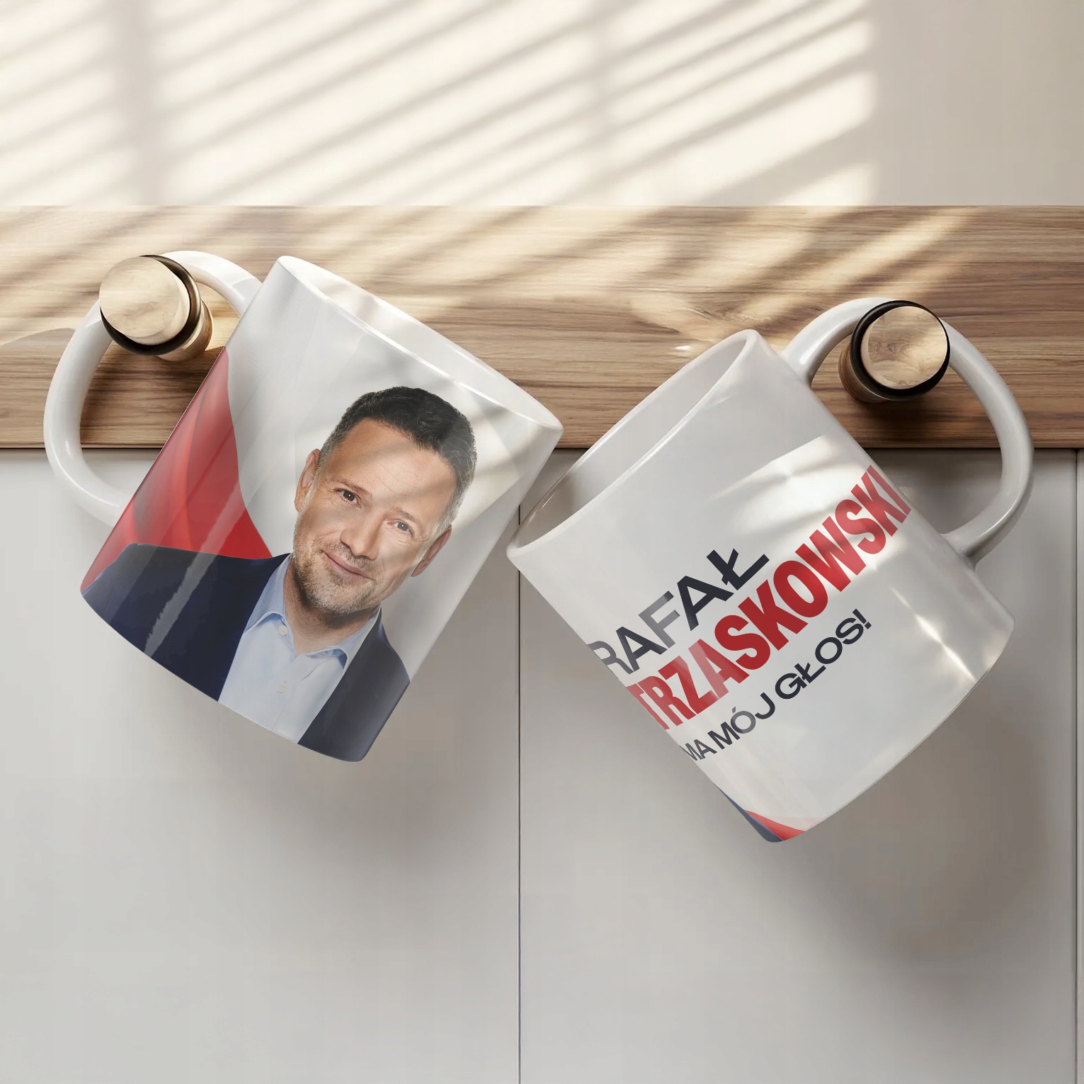 Kubek ceramiczny Rafał Trzaskowski Ma Mój Głos #Trzaskowski2025 PO