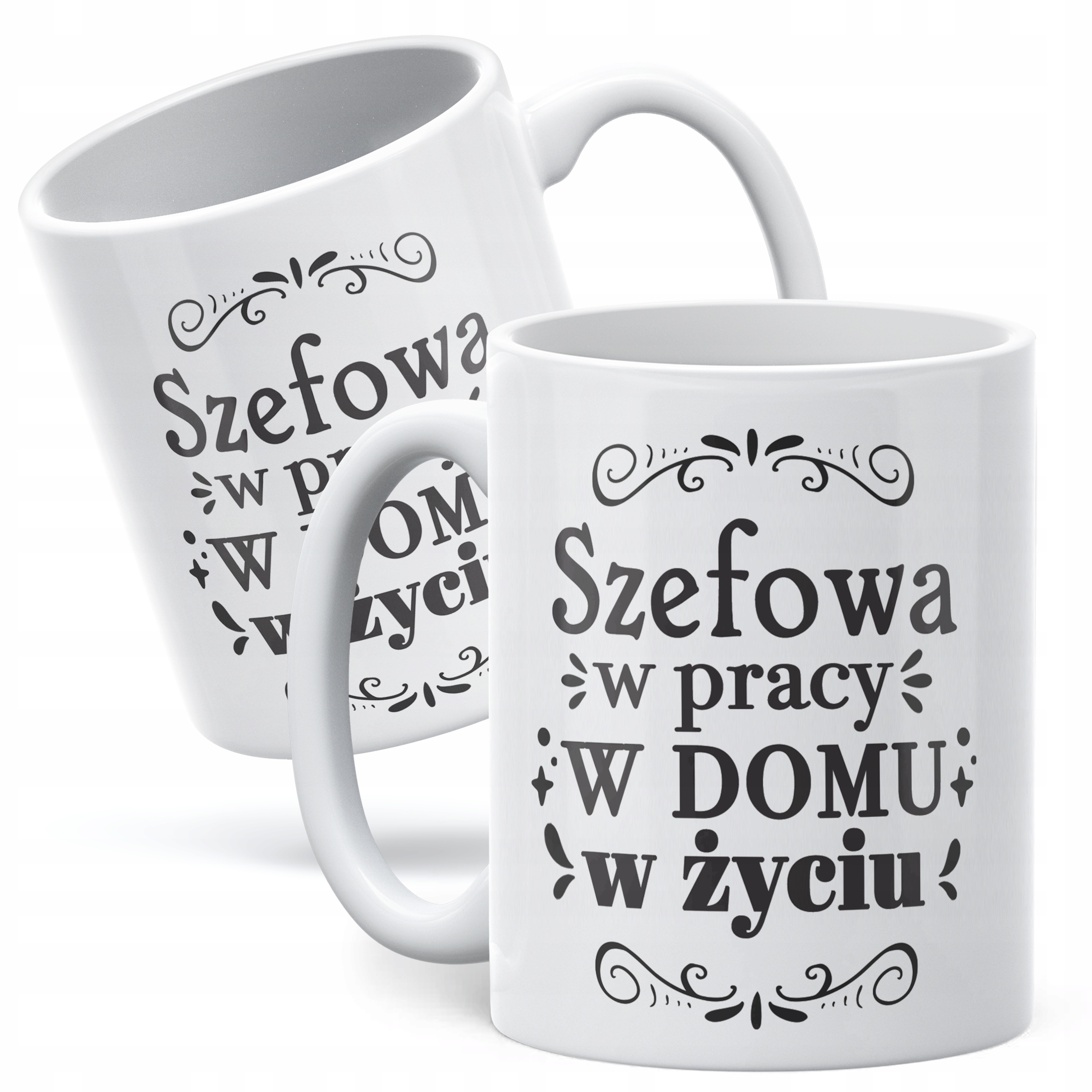 Kubek ceramiczny Dzień Kobiet Szefowa W Domu Pracy Życiu Prezent
