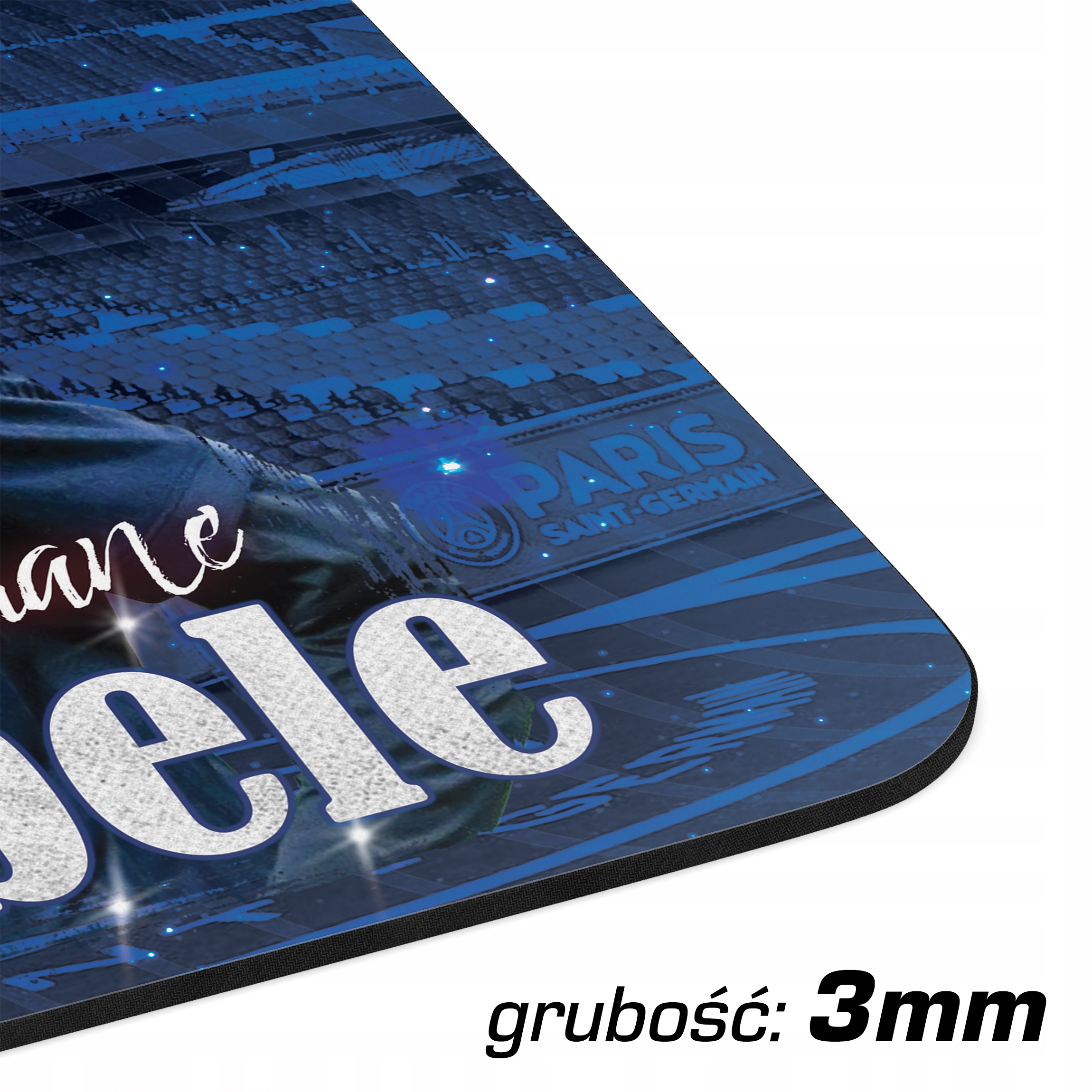 Podkładka pod mysz 22×18 cm Dembele dla kibiców Paris Saint-Germain