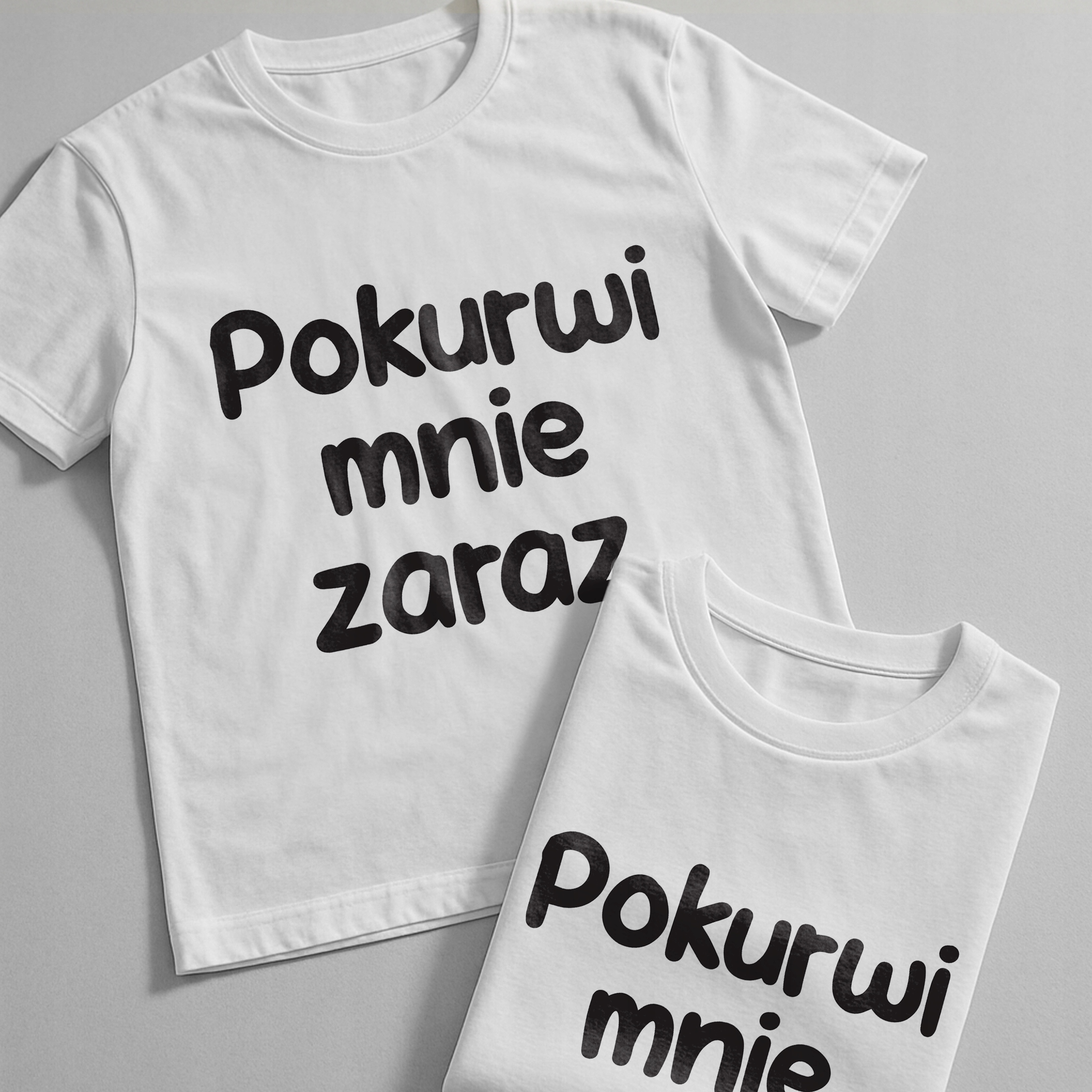 Koszulka biała męska Pok**wi Mnie Zaraz Zabawny Prezent r. 3XL