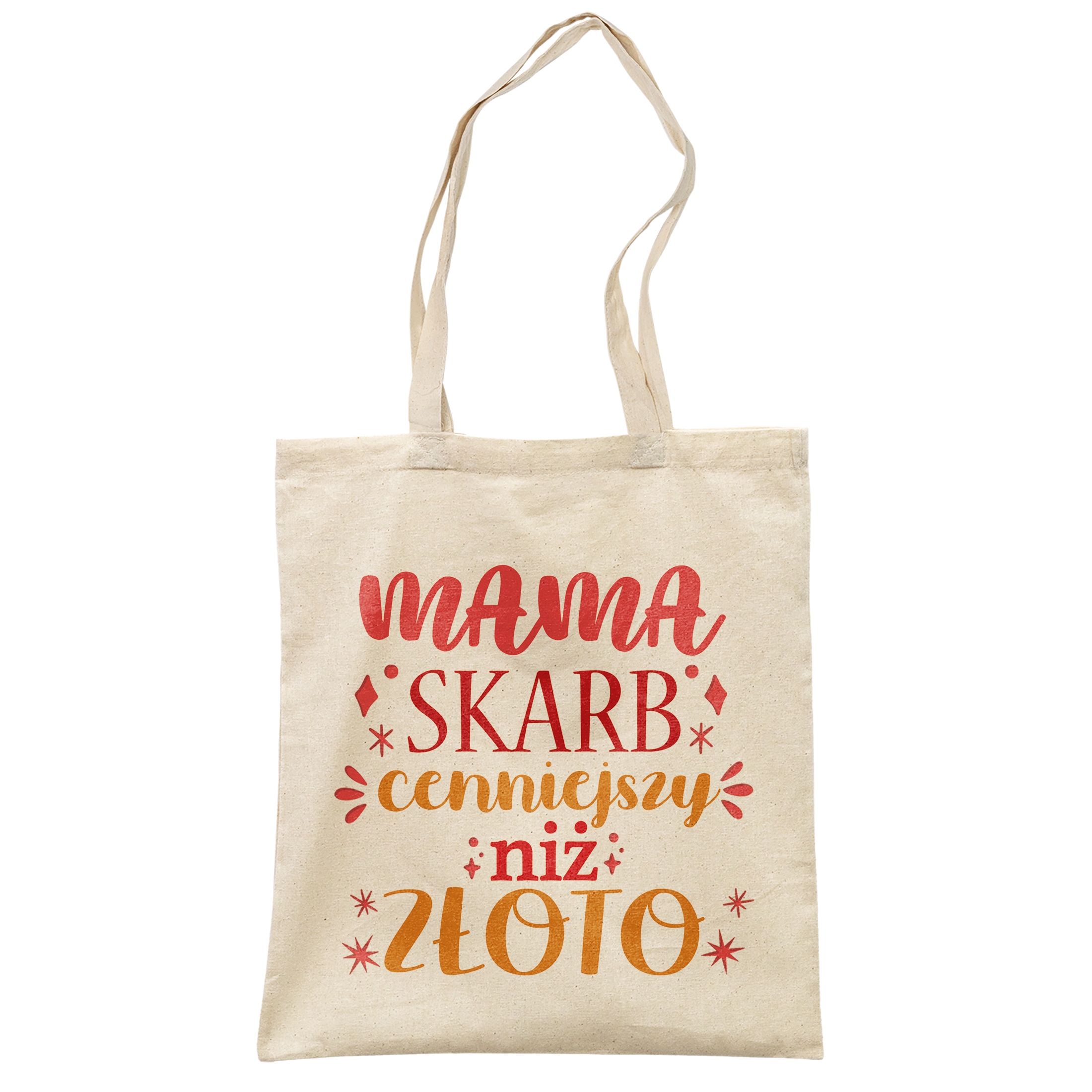 Torba bawełniana na zakupy Dzień Matki Dla Mamy Prezent Mama Skarb