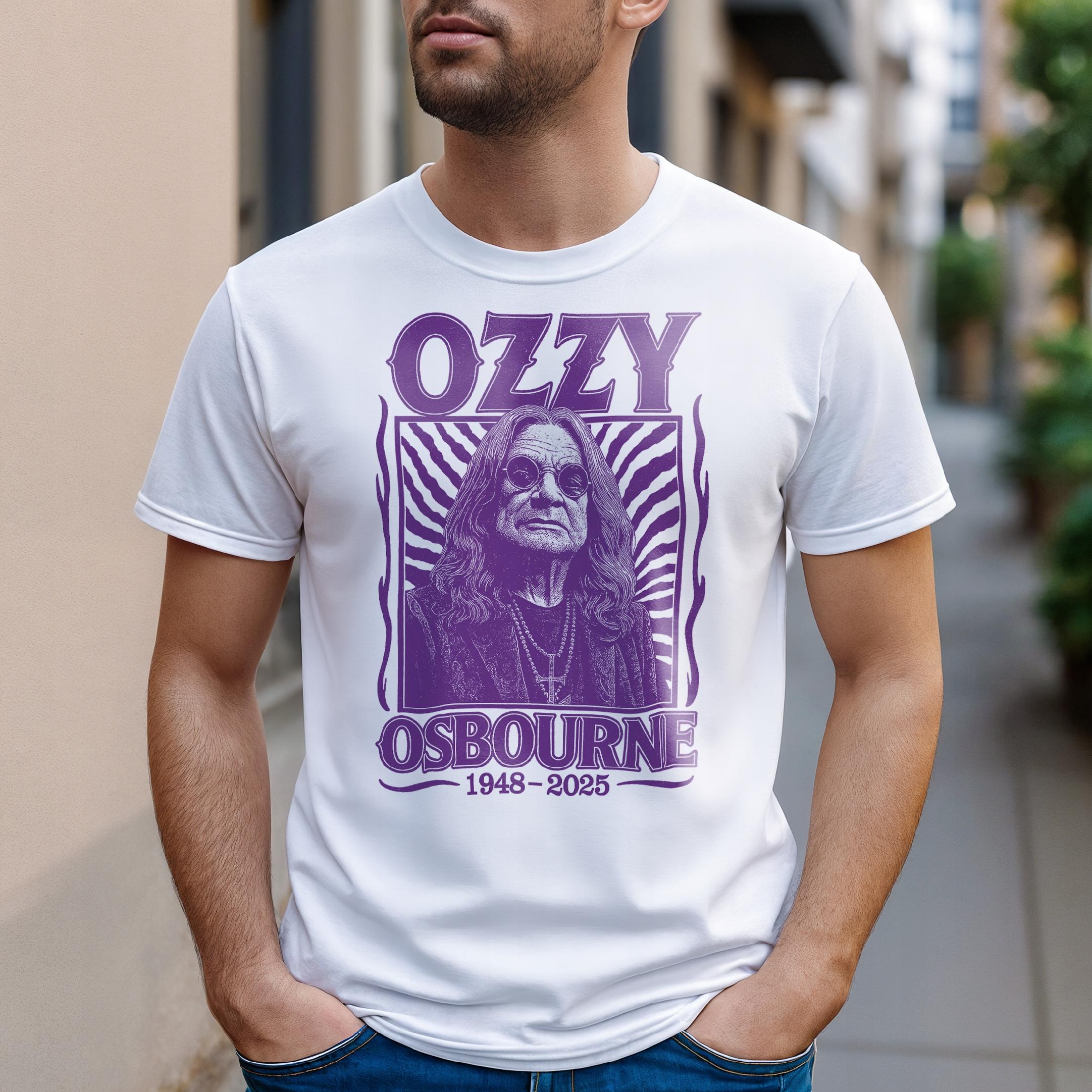 Koszulka biała męska Ozzy Osbourne Black Sabbath Dla Fanów r. 3XL