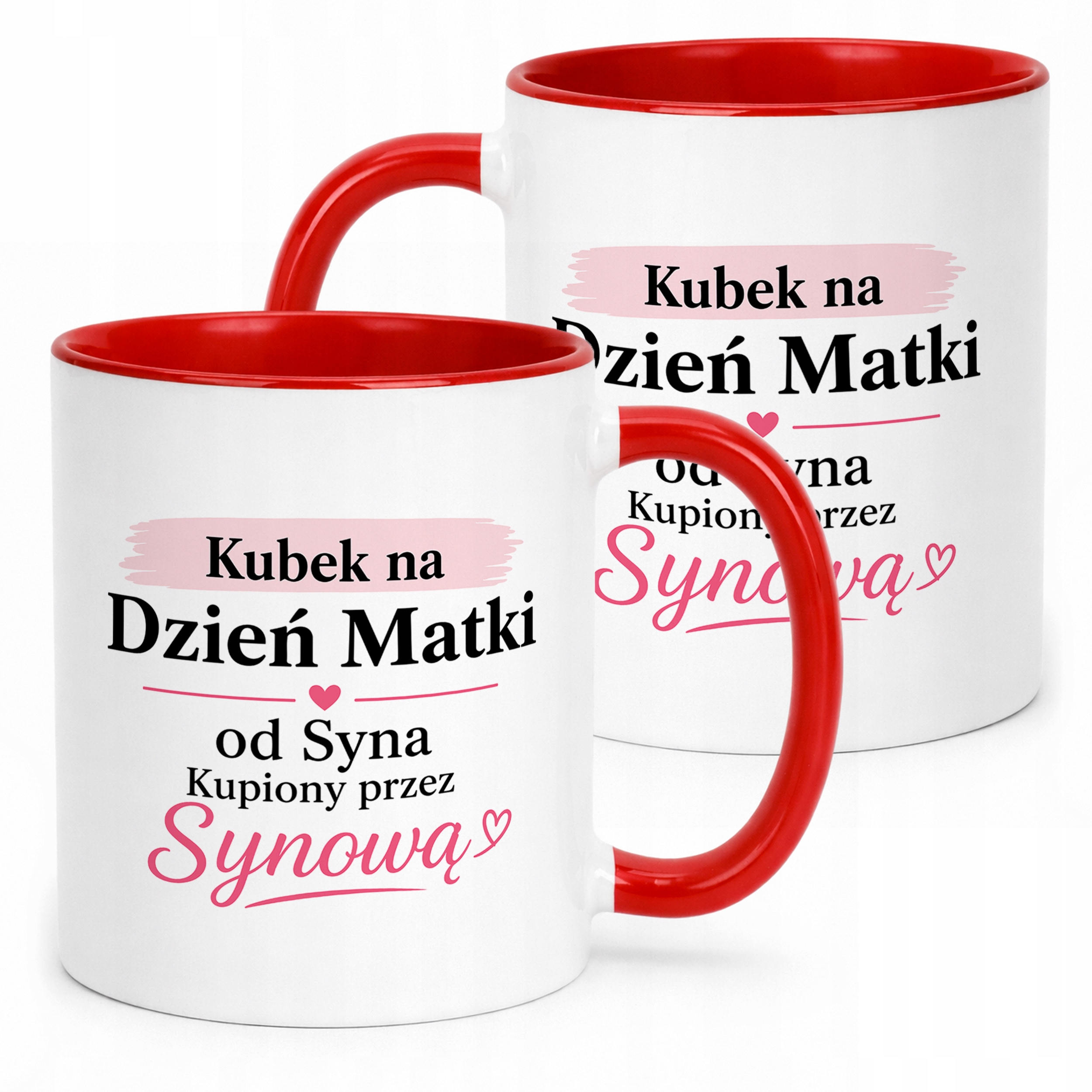 Dzień Matki prezent dla mamy kubek czerwony wyjątkowy prezent dla mamy