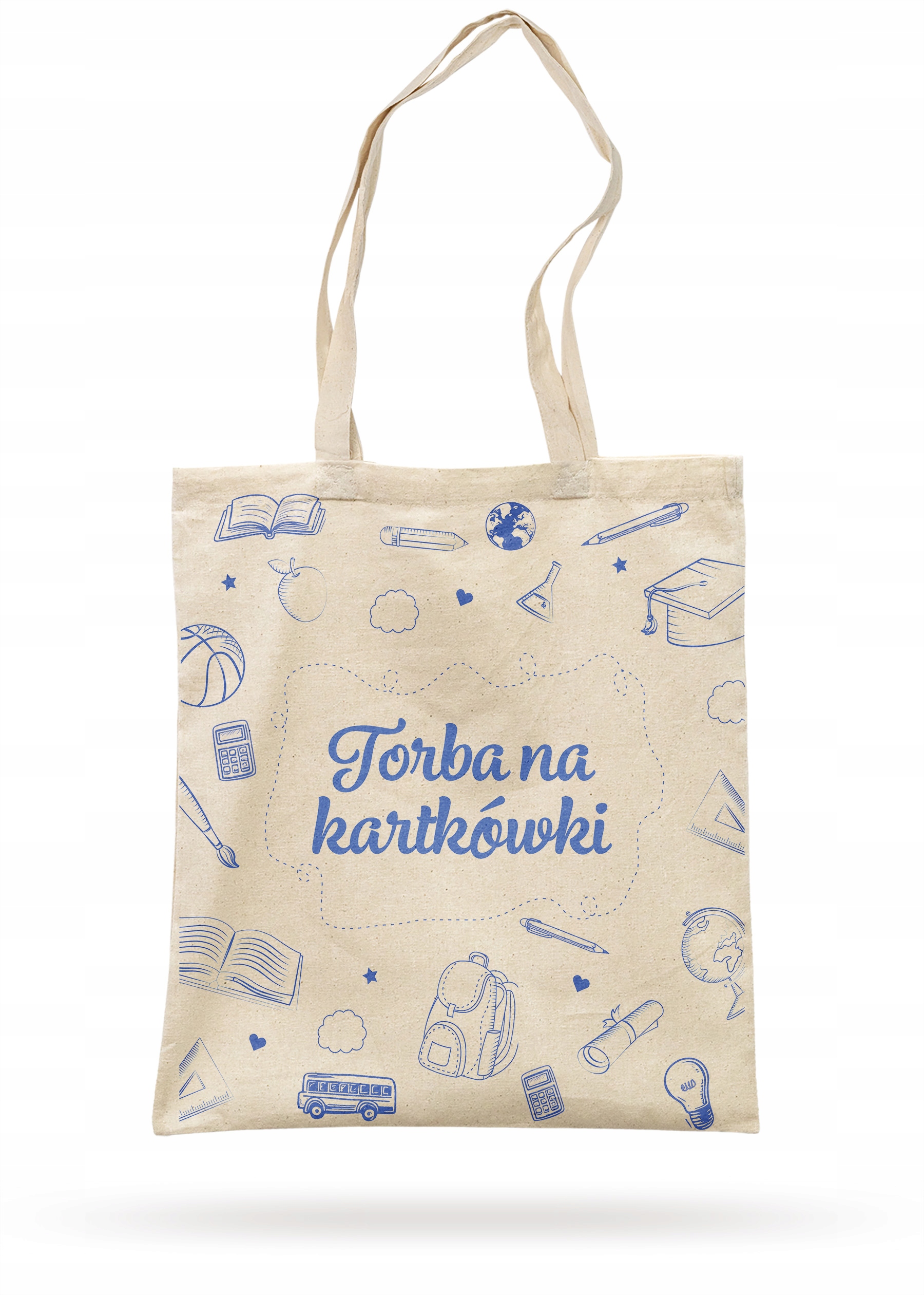 Torba bawełniana z dnem Dzień Nauczyciela Torba na kartkówki Prezent