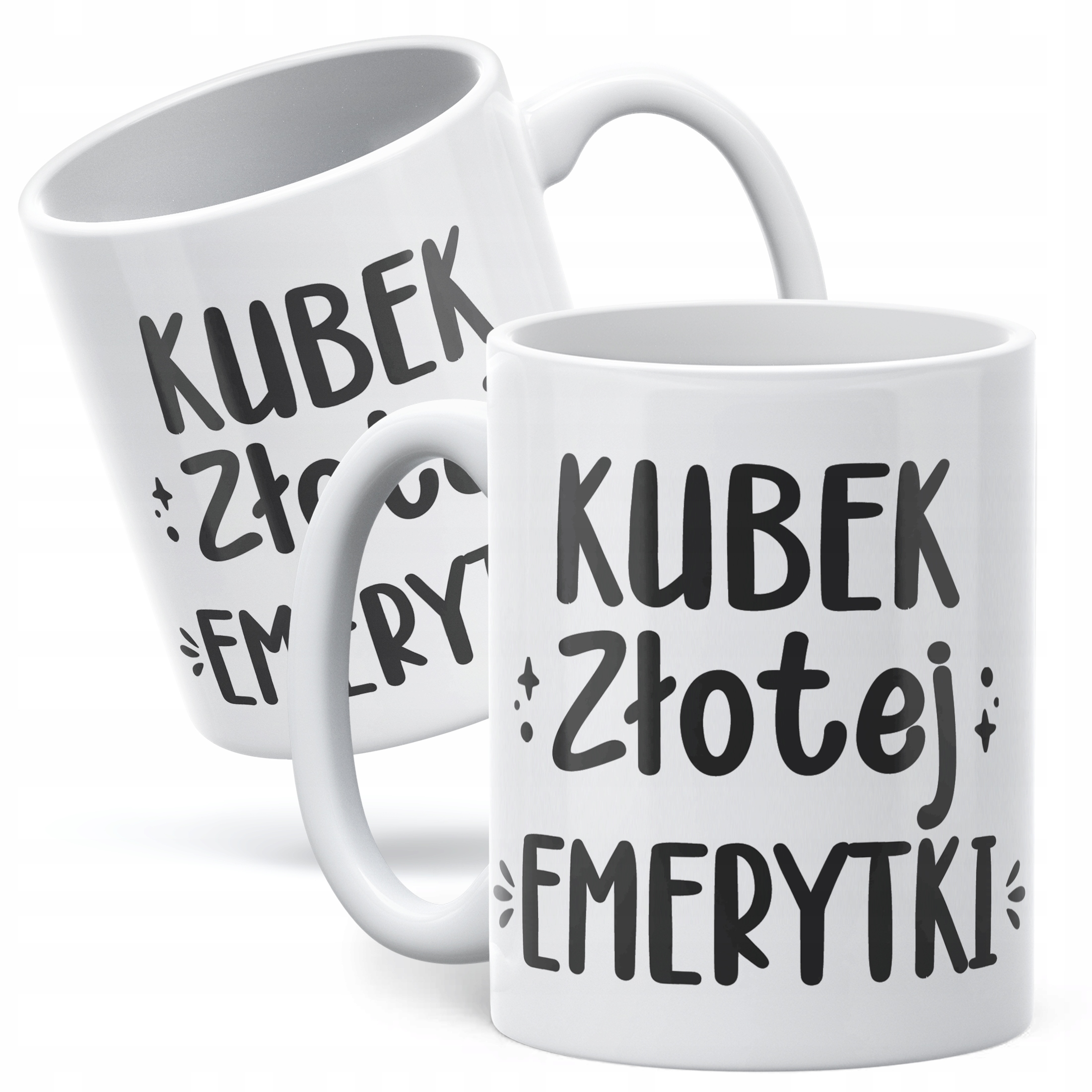 Kubek ceramiczny z okazji Emerytury Dla Emerytki Prezent Upominek