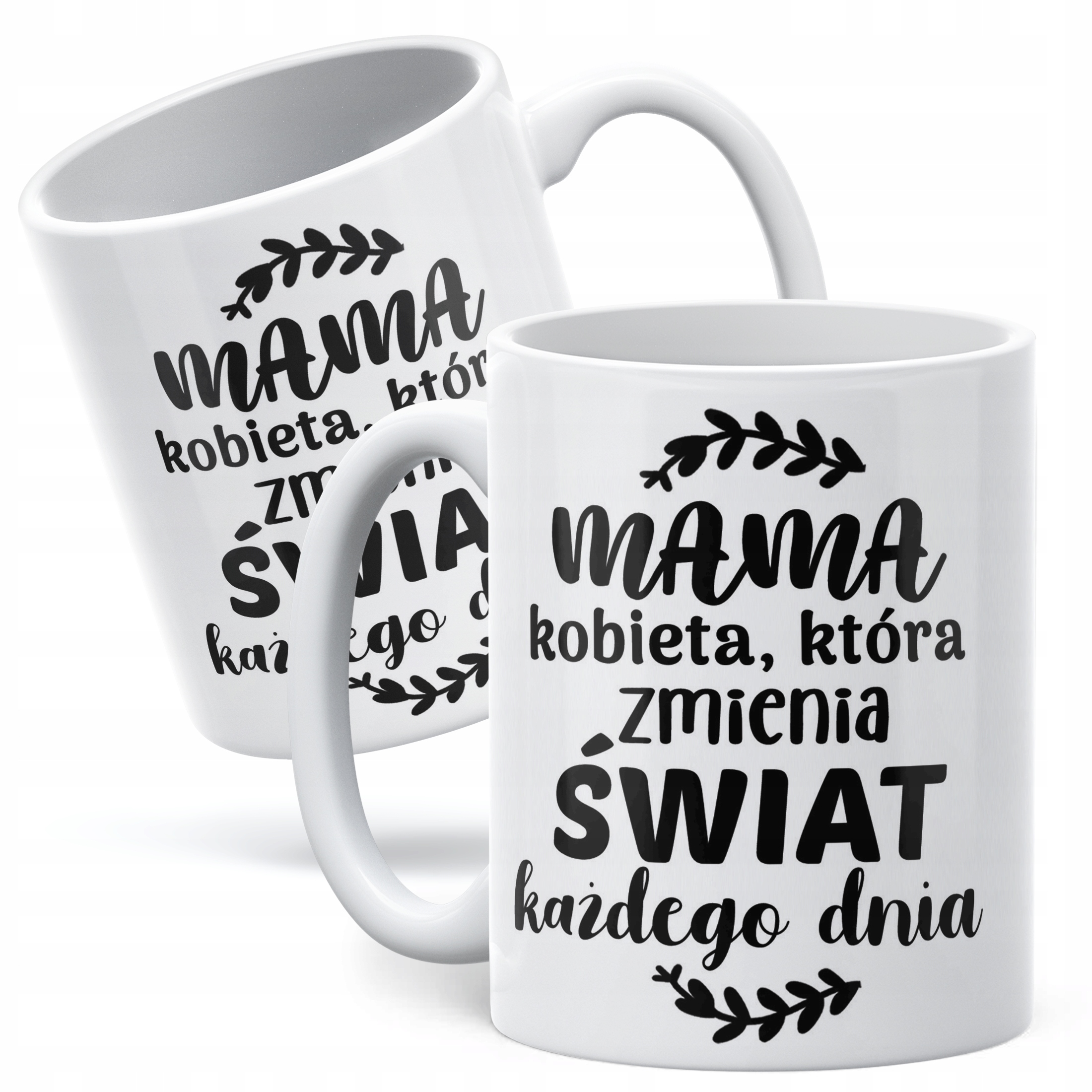 Kubek ceramiczny Dzień Matki Dla Mamy Prezent Kobieta Która Zmienia Świat