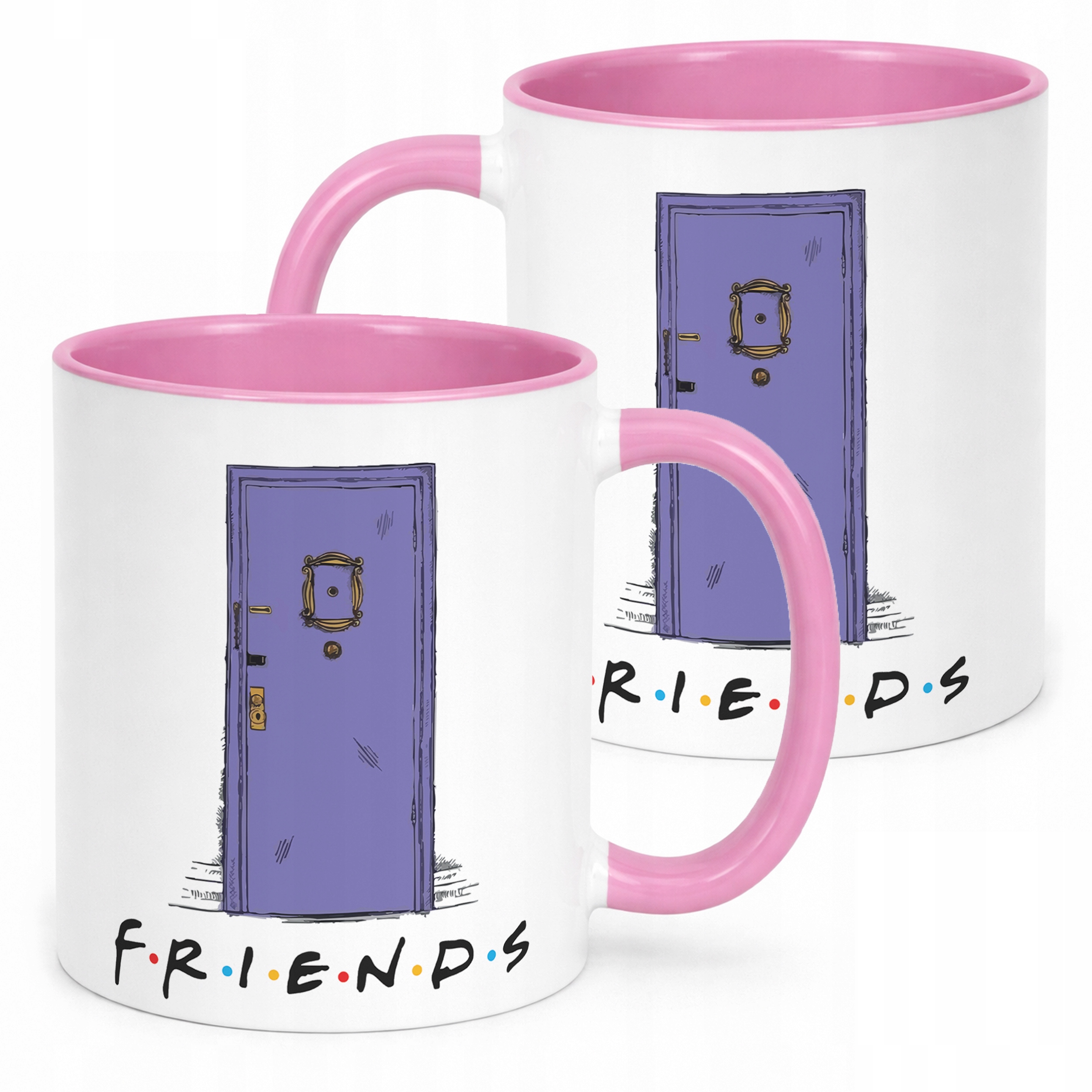 Kubek Różowy Friends Przyjaciele Dla Fanów Serialu Prezent Upominek