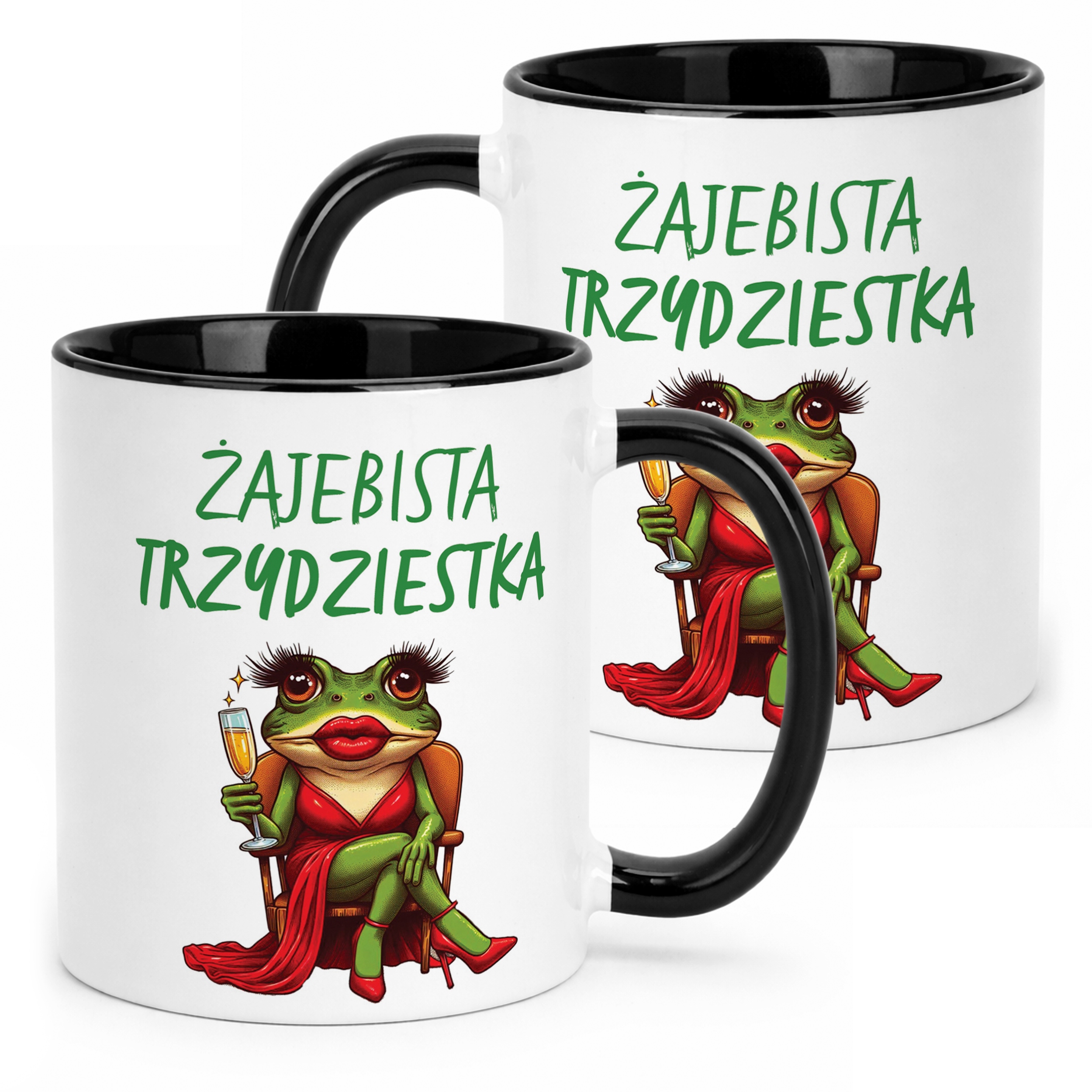 Kubek Czarny Żajebista 30 Dla Kobiety Na Urodziny Prezent