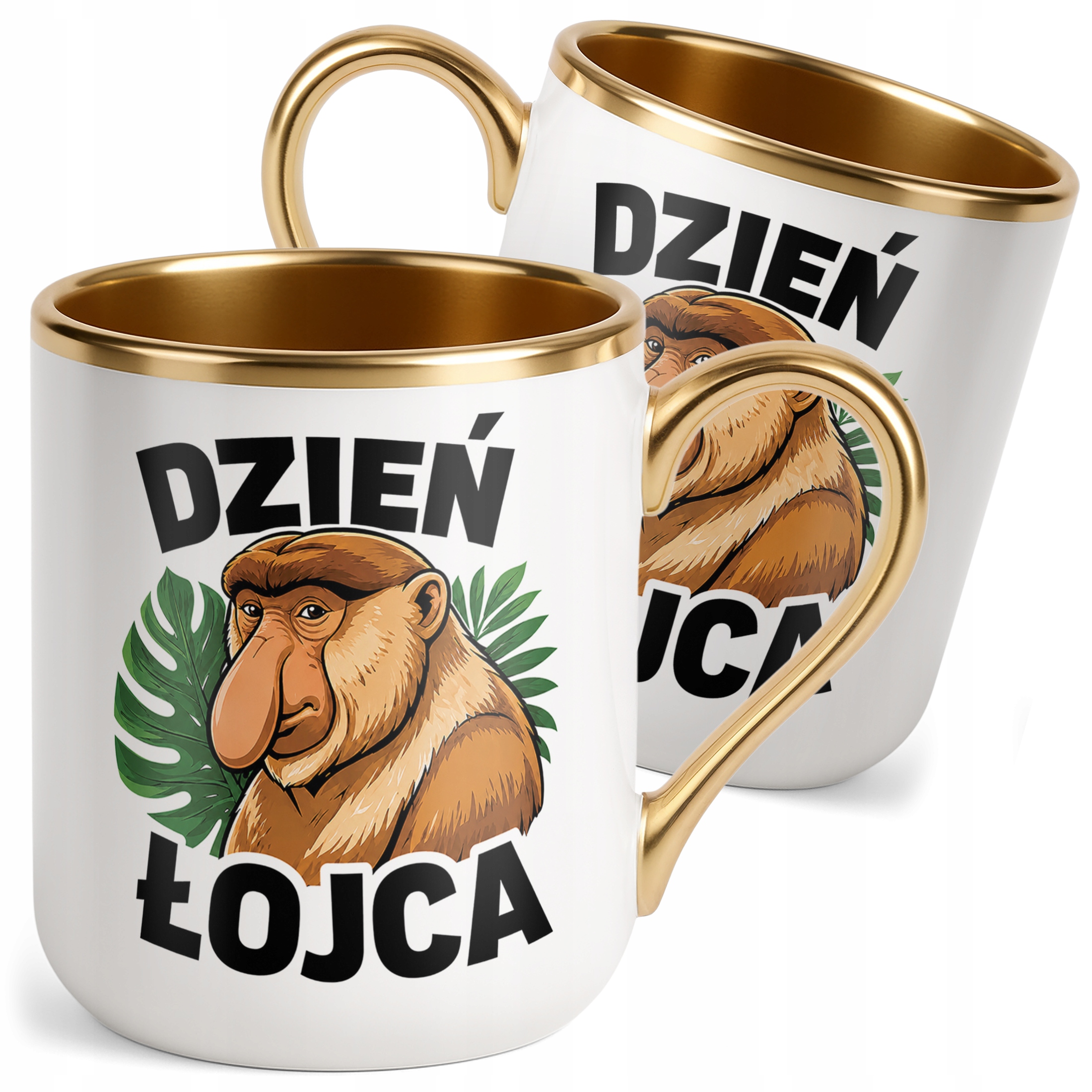 Kubek Premium Złoty dla taty na Dzień Ojca praktyczny prezent