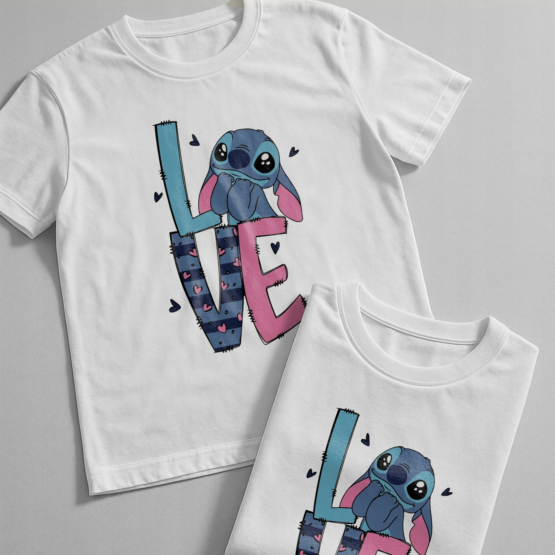 Koszulka biała dziecięca Stitch Lilo i Stich Dla Fanów