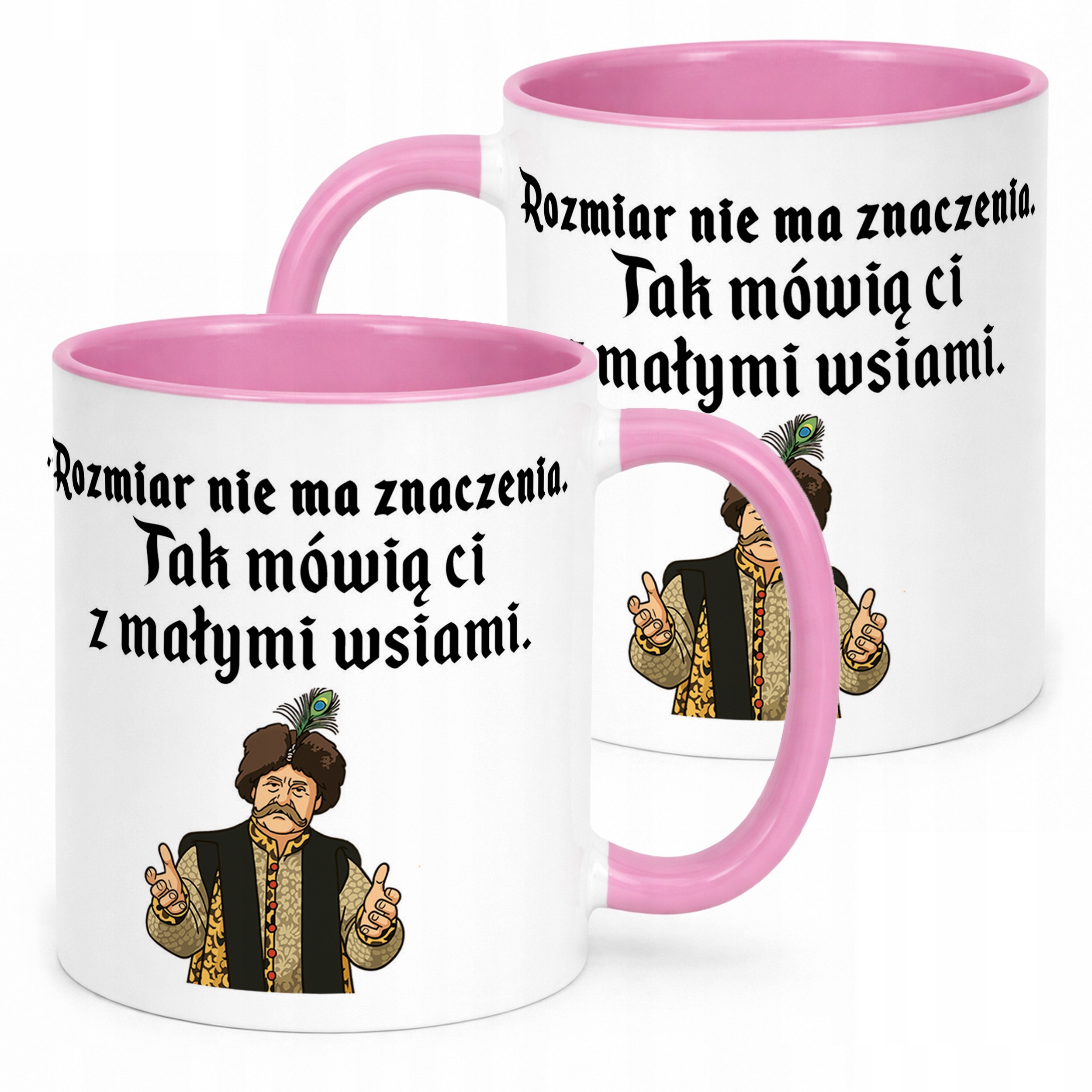 Kubek Różowy 1670 Rozmiar Nie Ma Znaczenia Jan Paweł Prezent