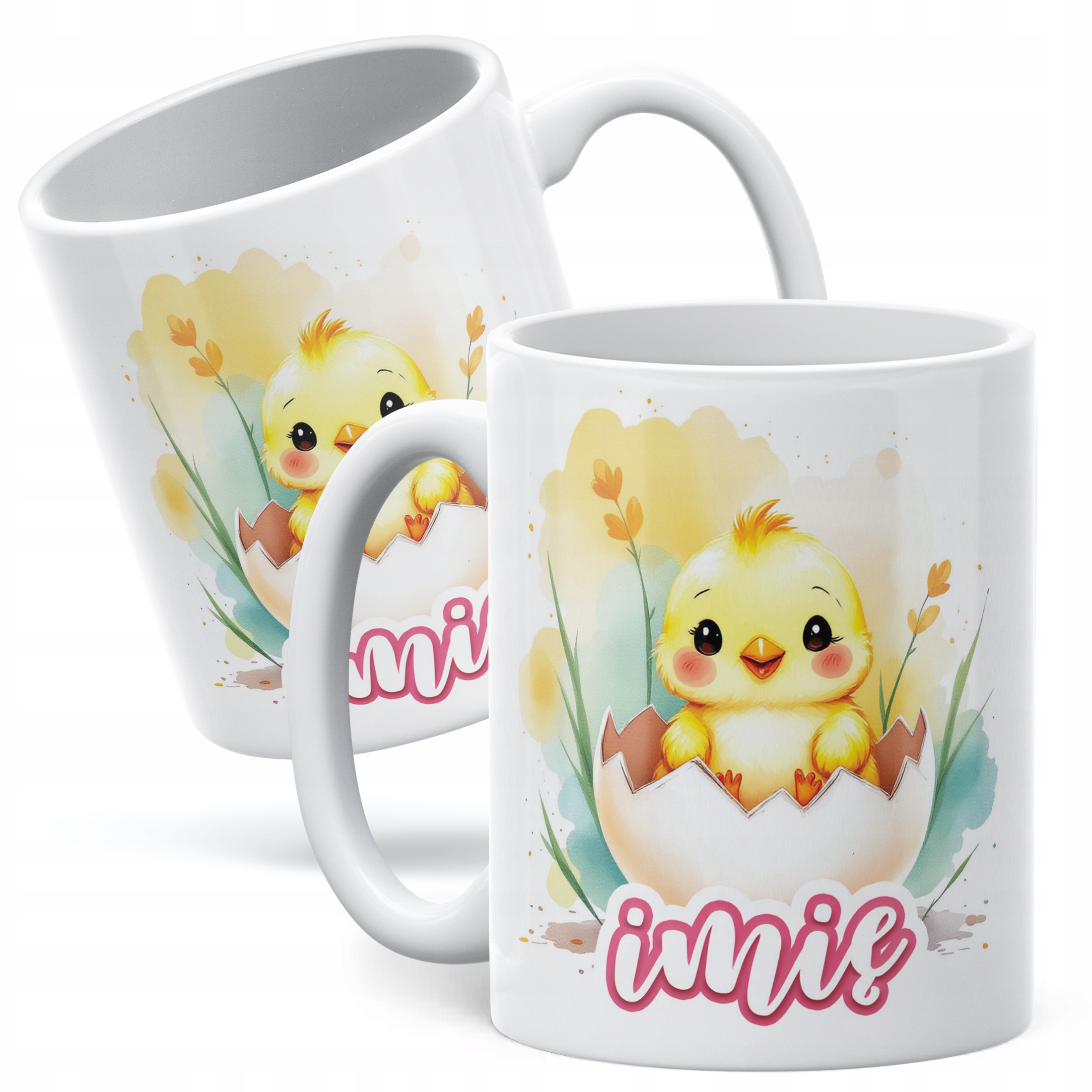 Kubek ceramiczny Wielkanocny Personalizowany Z okazji Świąt Wielkanocnych