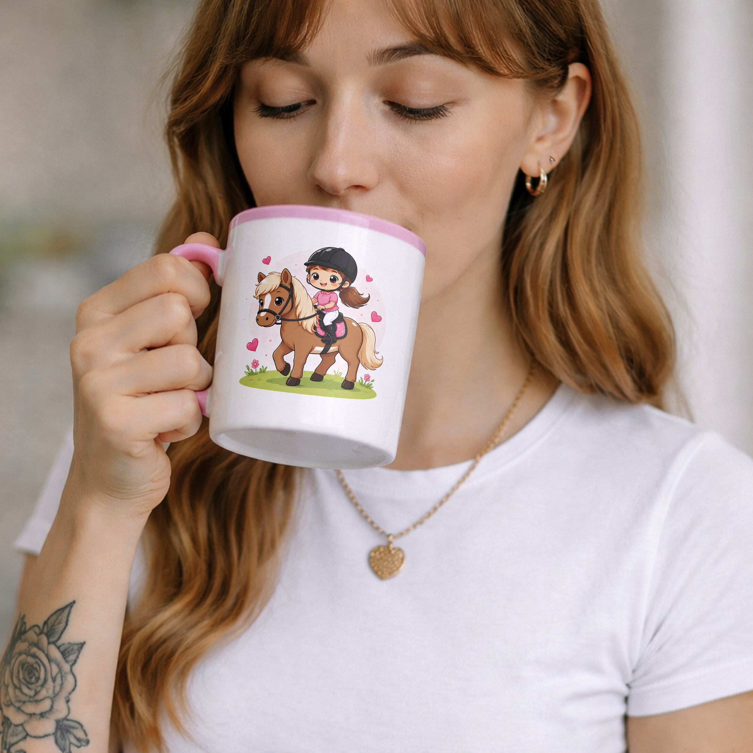 Zestaw Plecak Worek Kubek Różowy Z Nadrukiem Kawaii Lody Prezent