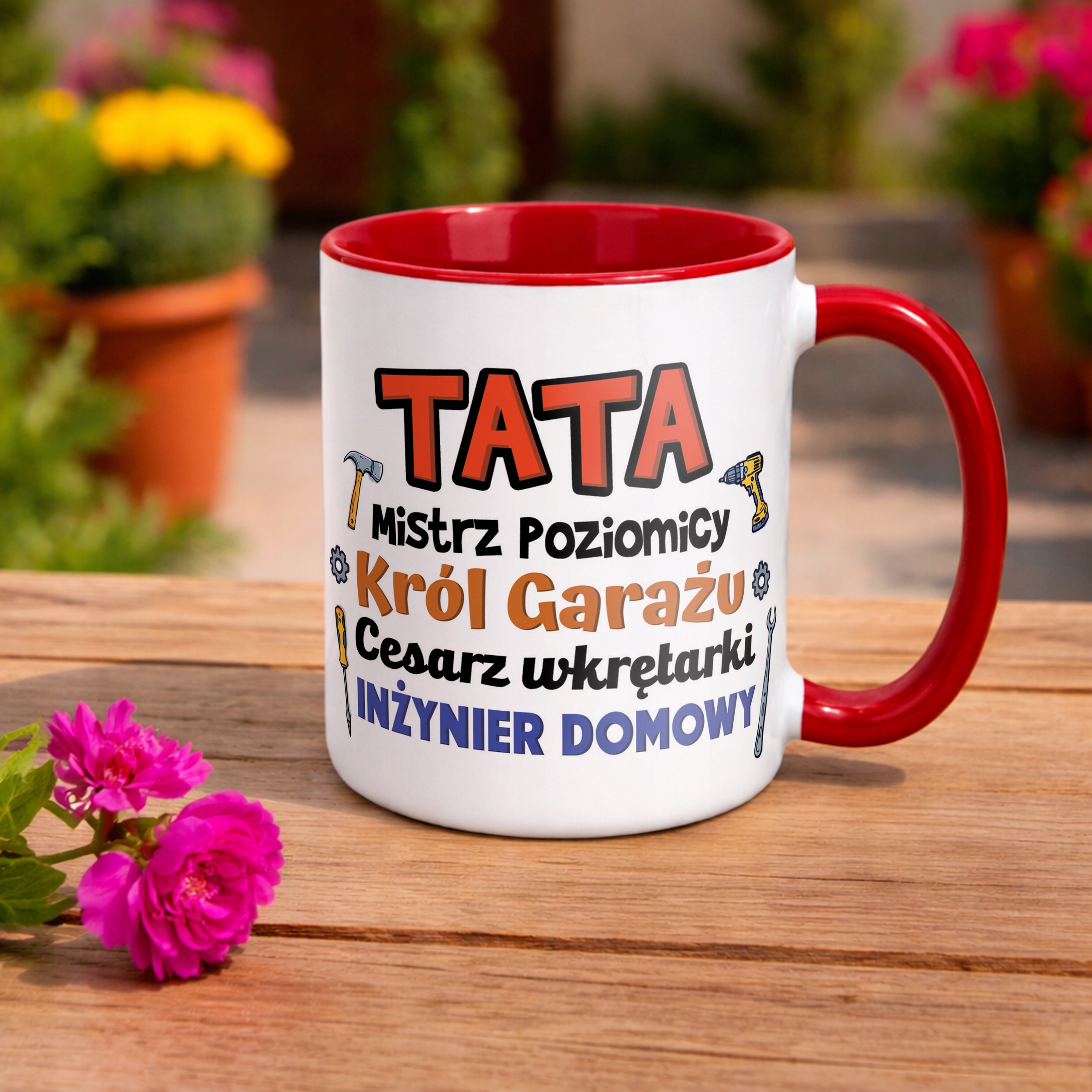 Kubek ceramiczny Dzień Ojca Dla Taty Majstra Prezent