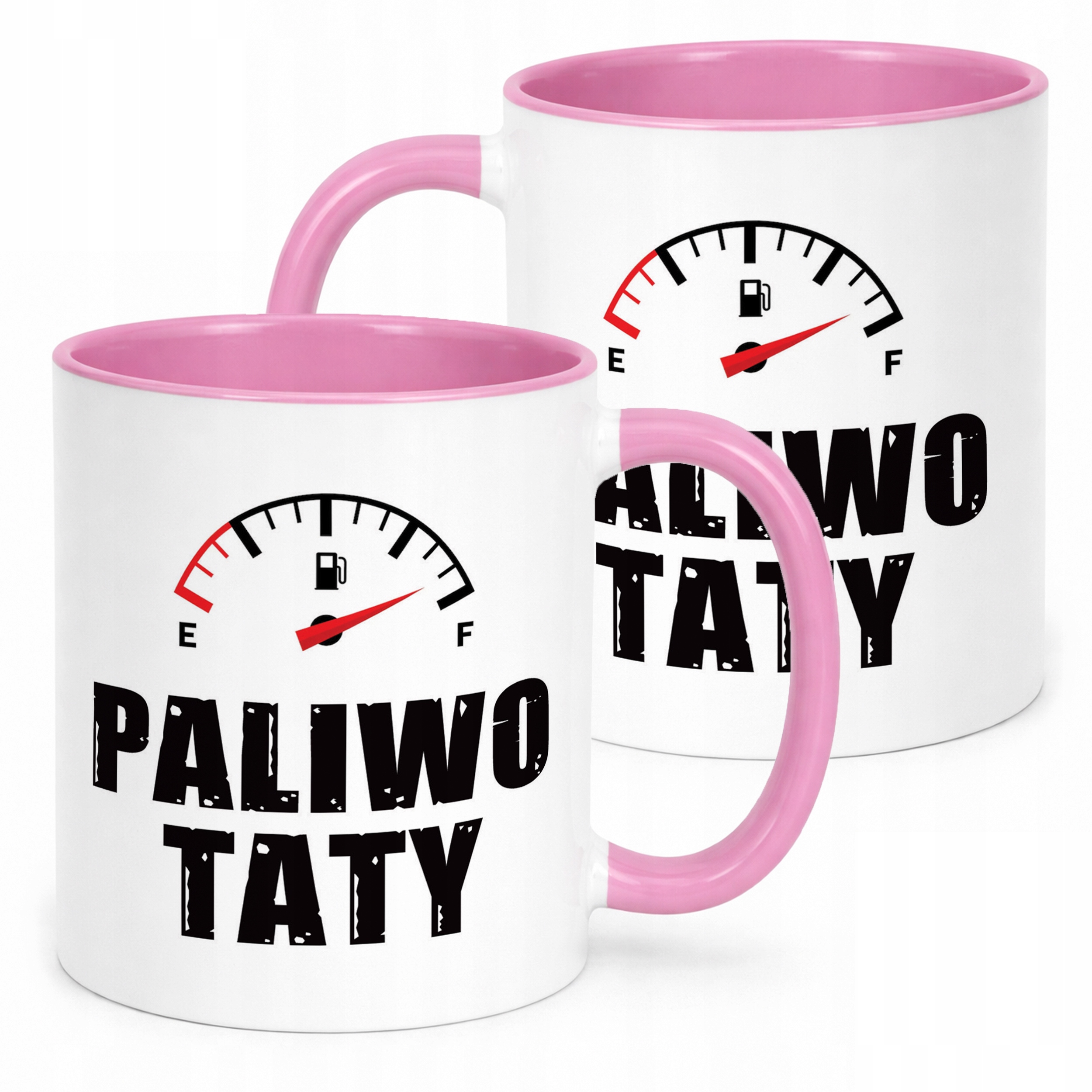 Kubek Różowy Dzień Ojca Dla Taty Paliwo Taty Prezent