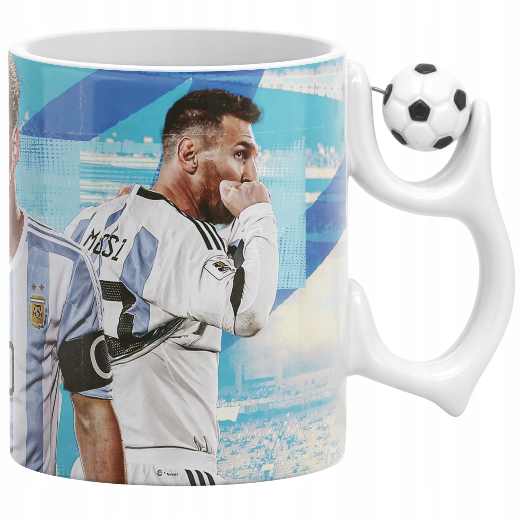 Kubek piłkarski Lionel Messi dla fanów Argentyna dla kibica