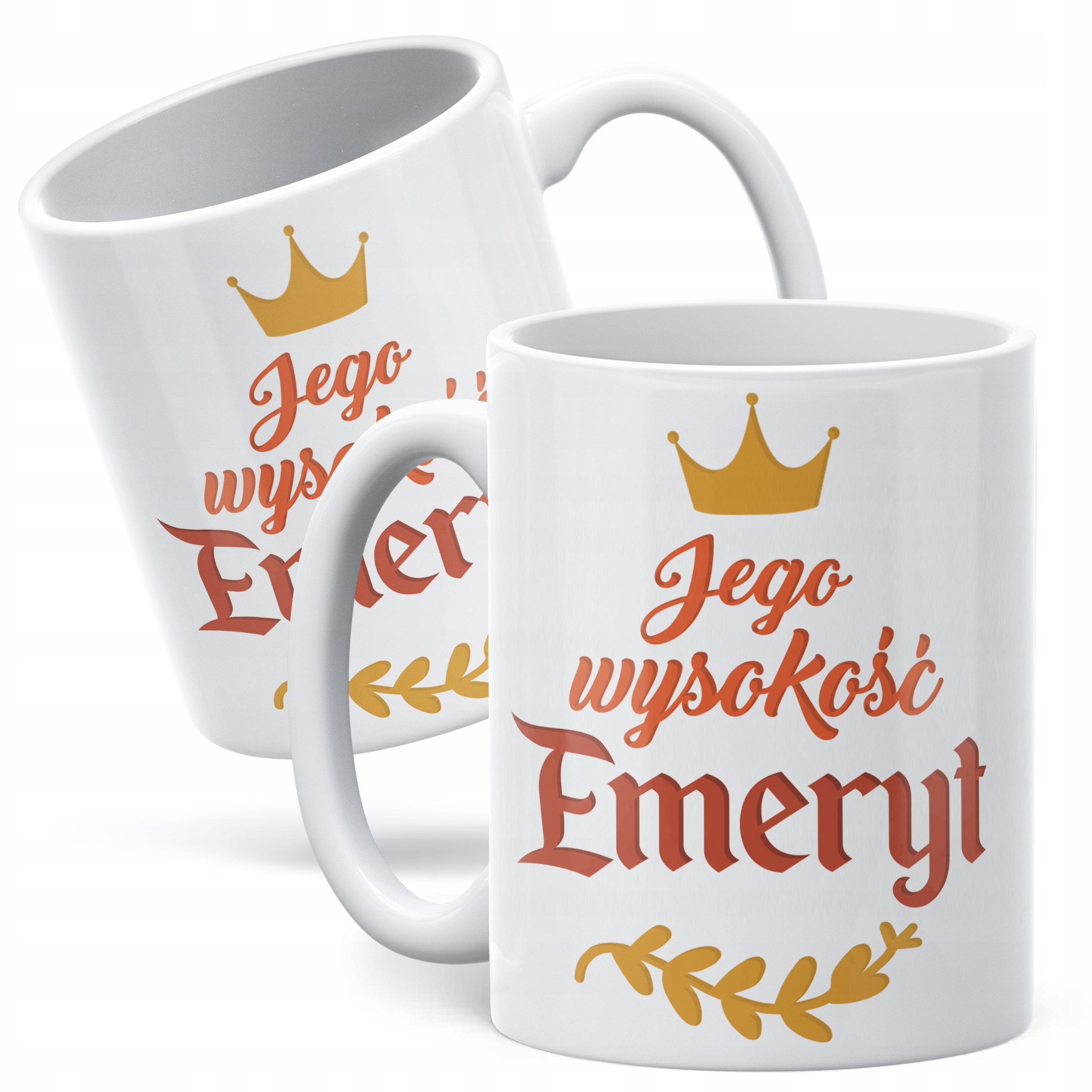 Kubek ceramiczny z okazji Emerytury Dla Emeryta Prezent Upominek