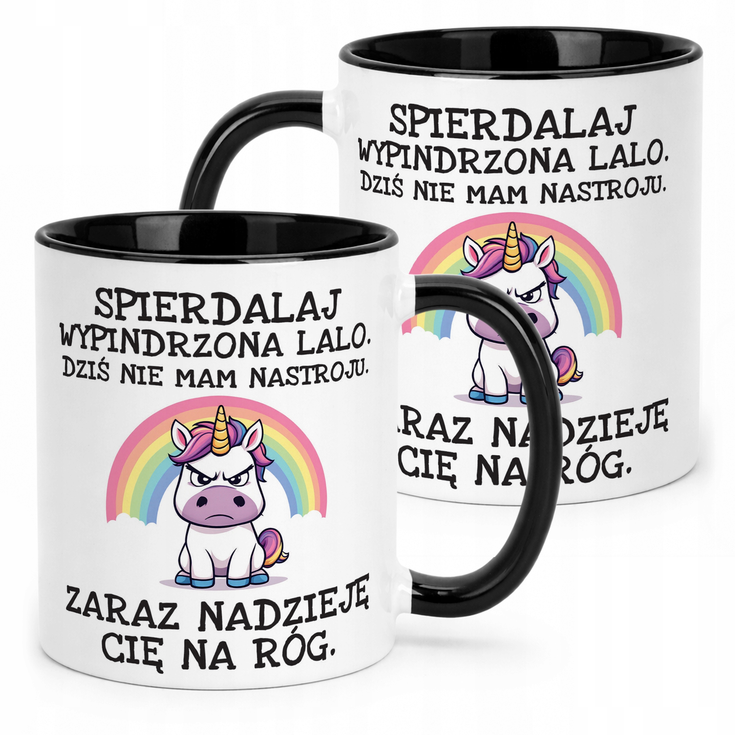 Kubek Czarny Spier*** Wypindrzona Lalo Zabawny Prezent