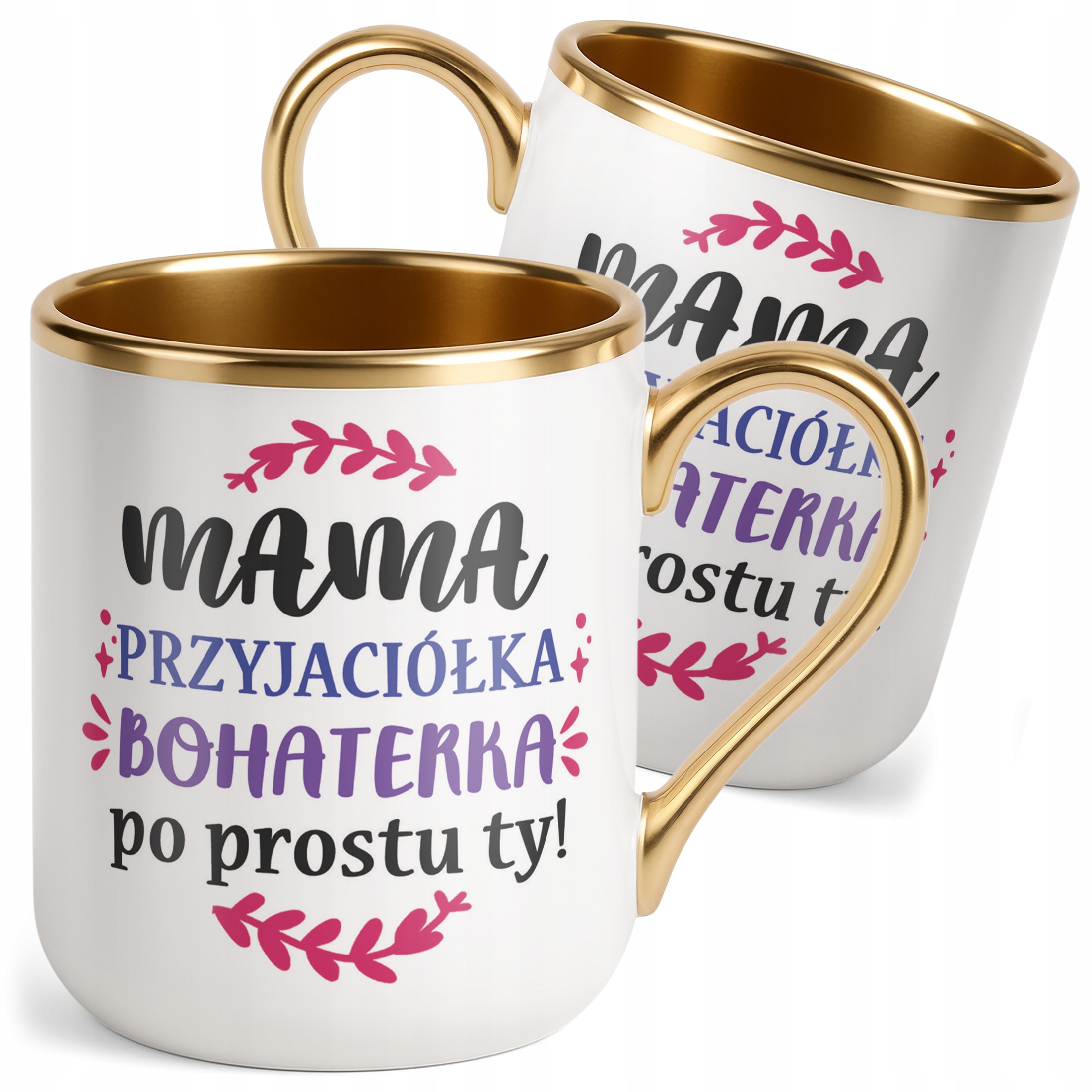 Kubek Premium Złoty Dzień Matki Dla Mamy Prezent Mama Przyjaciółka