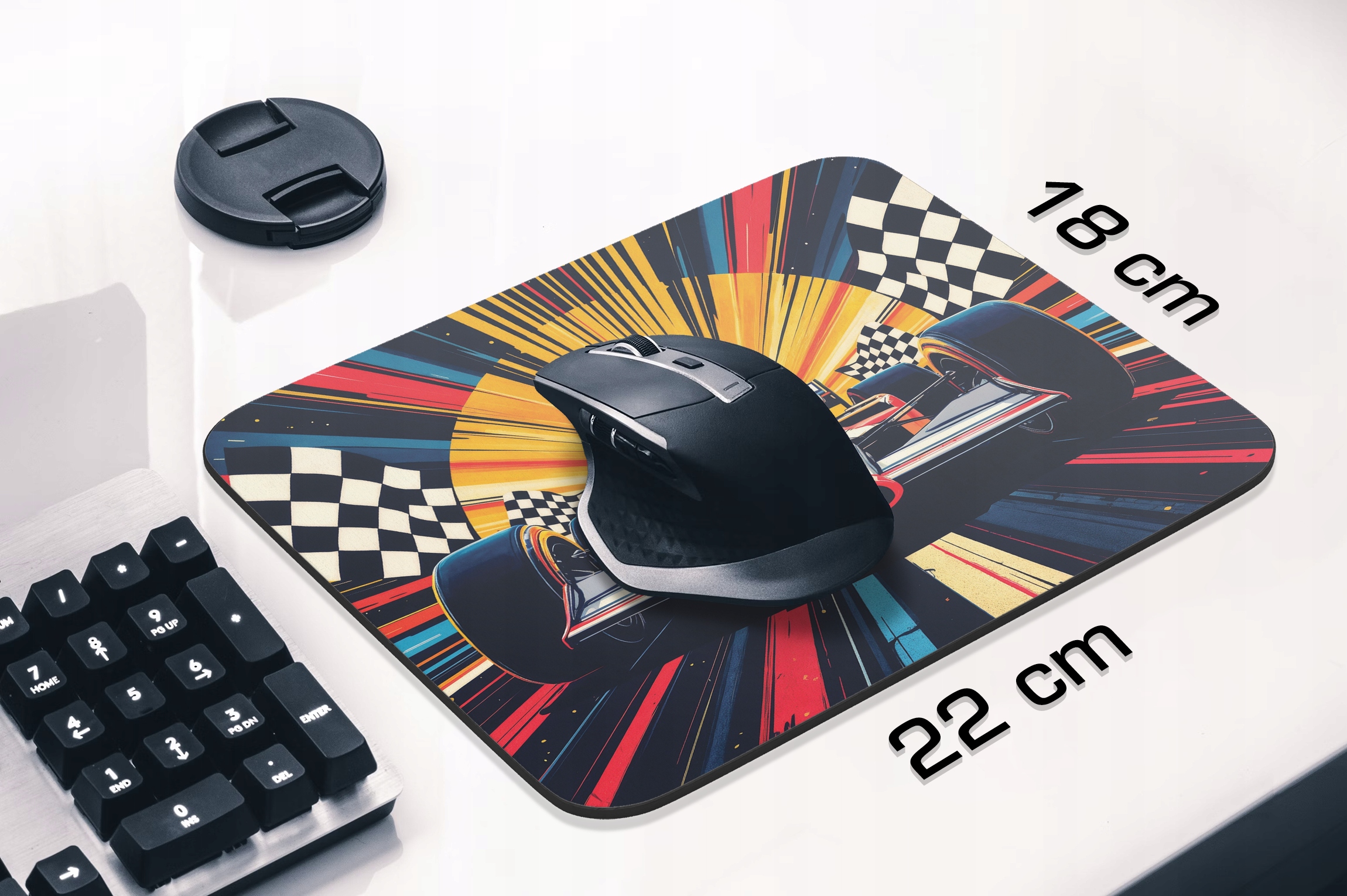 Podkładka pod mysz 22×18 cm Formuła 1 Bolid Motoryzacja Wyścig