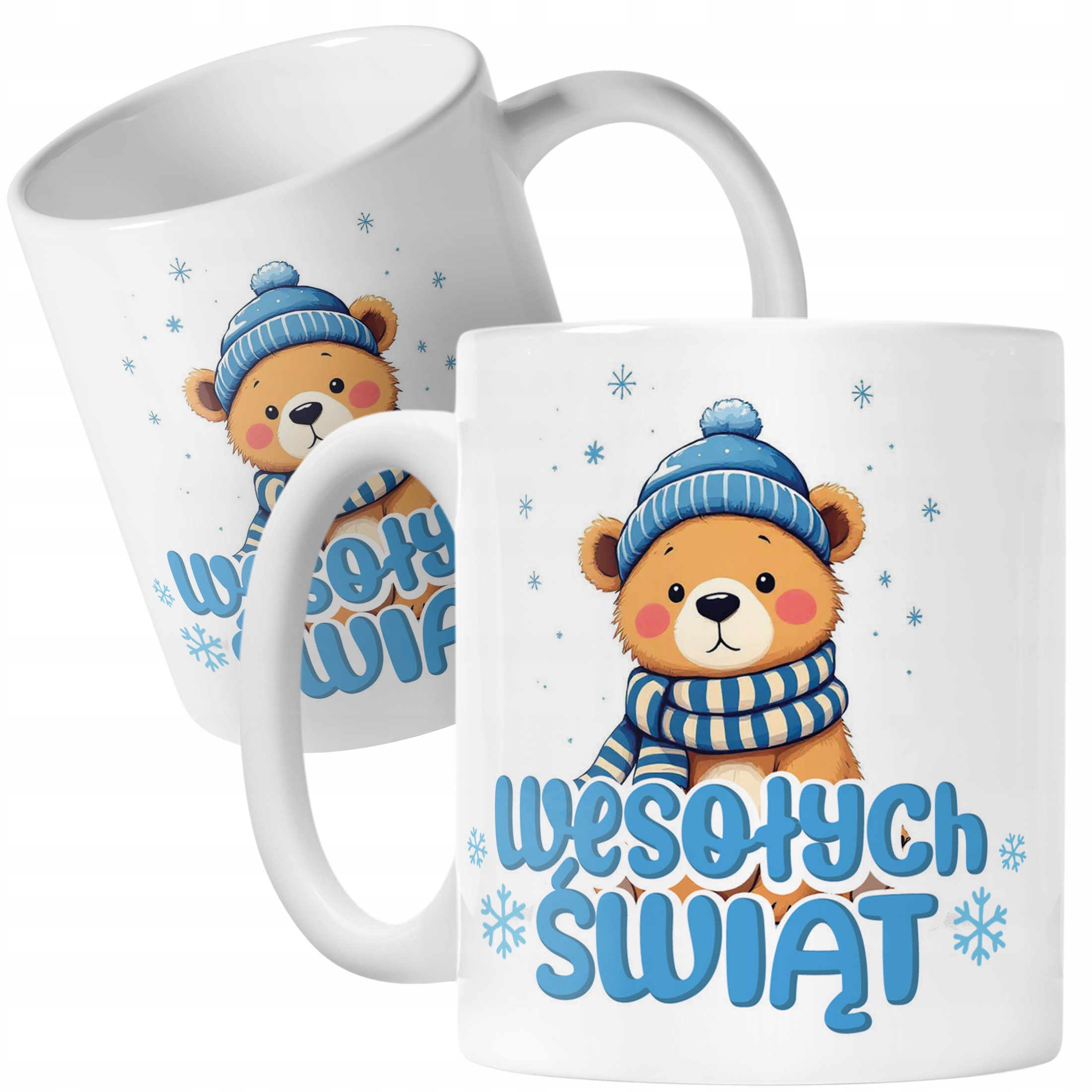 Kubek Ceramiczny Świąteczny Wesołych Świąt Boże Narodzenie Prezent