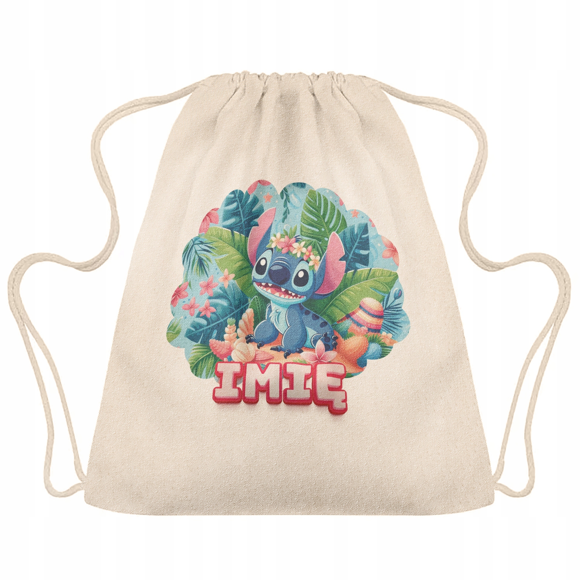 Plecak bawełniany Z imieniem Lilo i Stitch Dla Dzieci Do Szkoły Przedszkola