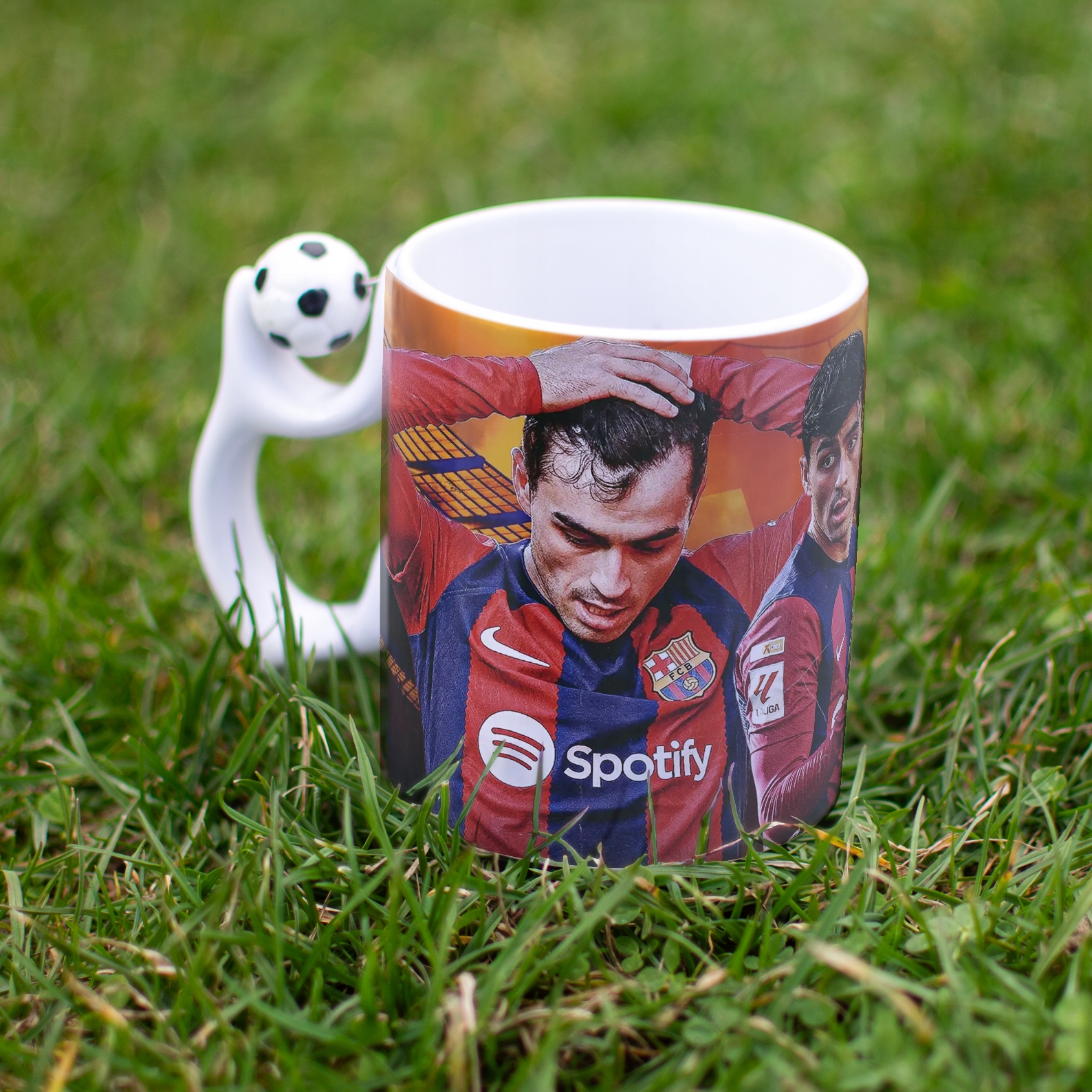 Kubek piłkarski Pedri dla fanów Barcelona Barca dla kibica