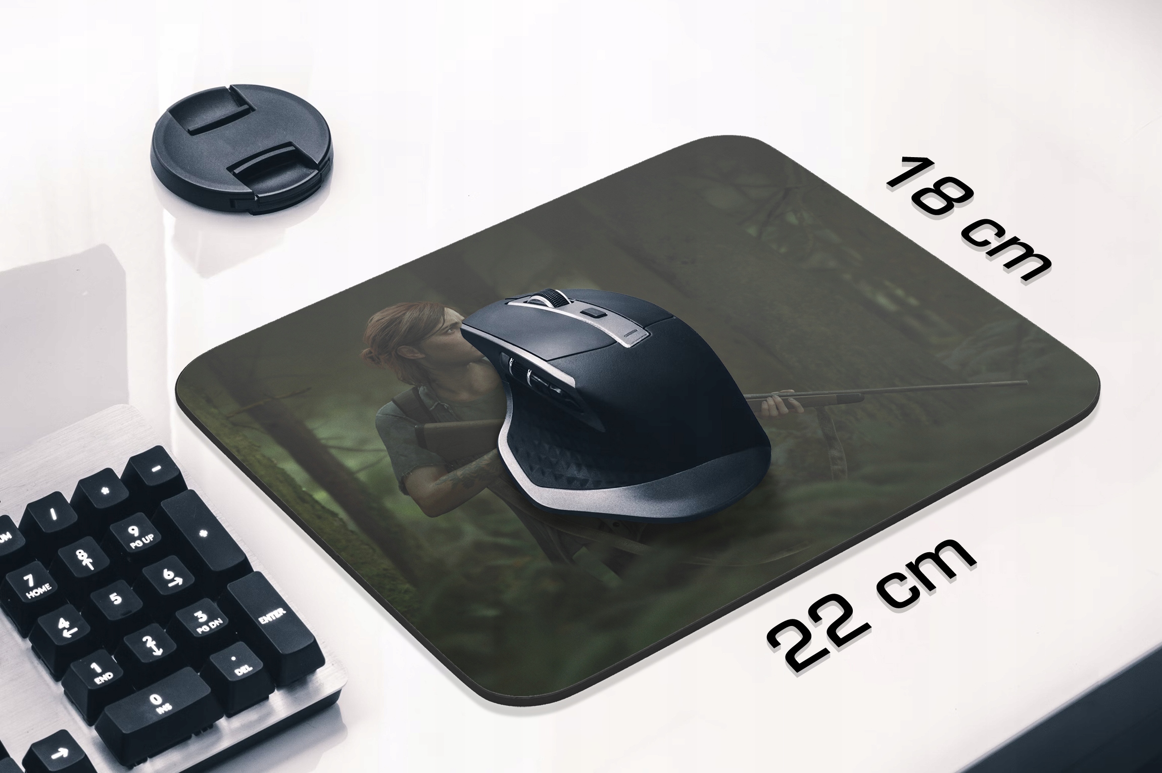 Podkładka pod mysz 22×18 cm The Last of Us Ellie Zombie dla graczy