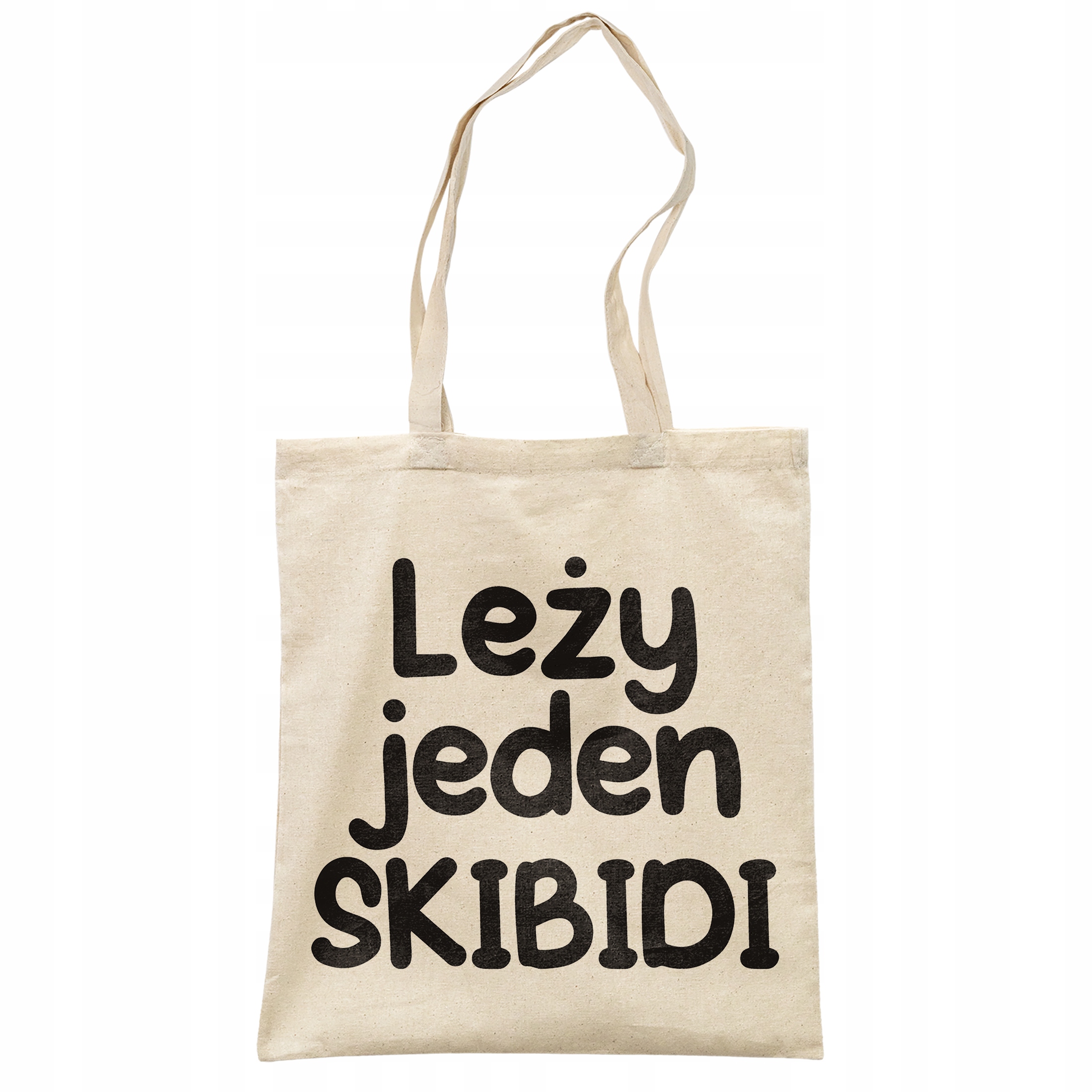 Torba bawełniana na zakupy Leży Jeden Skibidi Zabawny Prezent