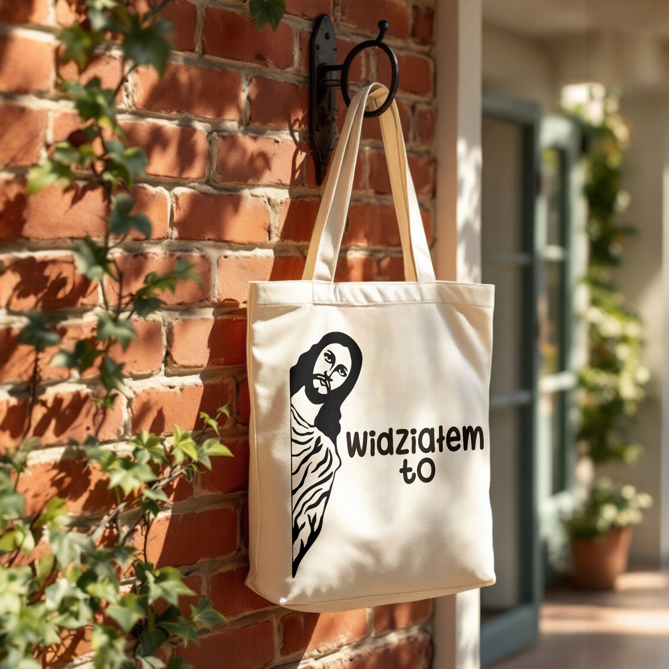 Torba bawełniana premium Widziałem To Jezus Zabawny Prezent