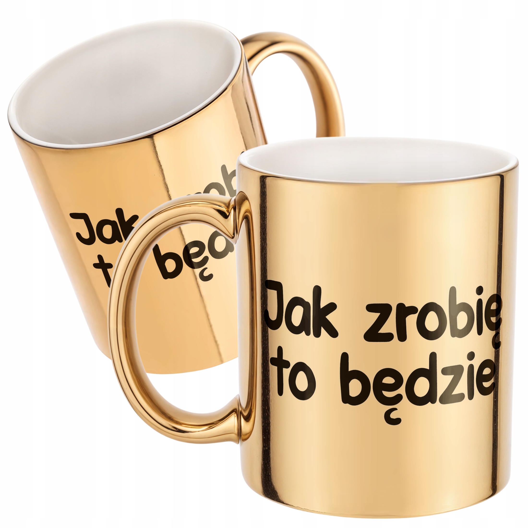 Złoty Kubek Jak Zrobię To Będzie Śmieszny Zabawny Prezent