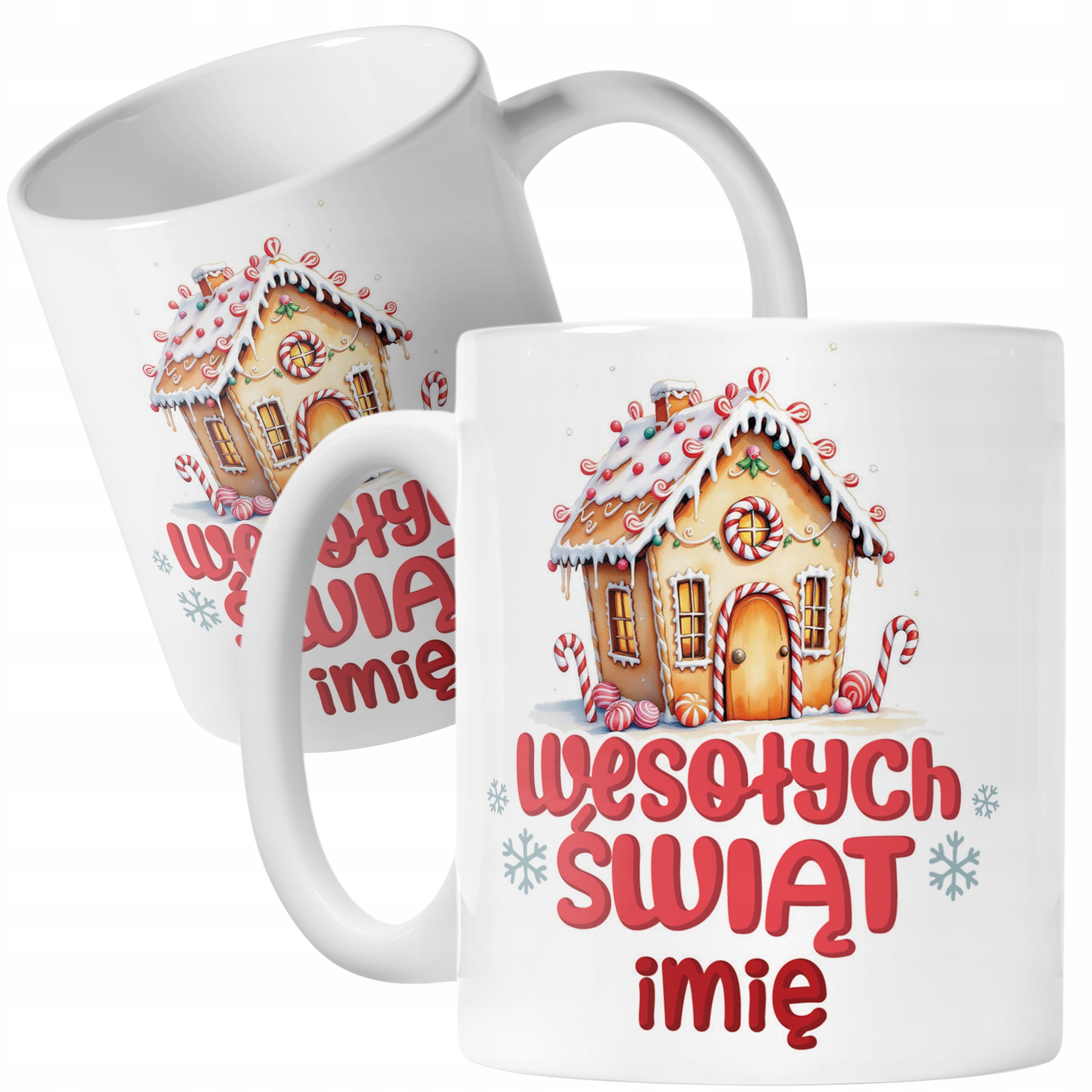 Kubek Ceramiczny Personalizowany Świąteczny Boże Narodzenie Prezent