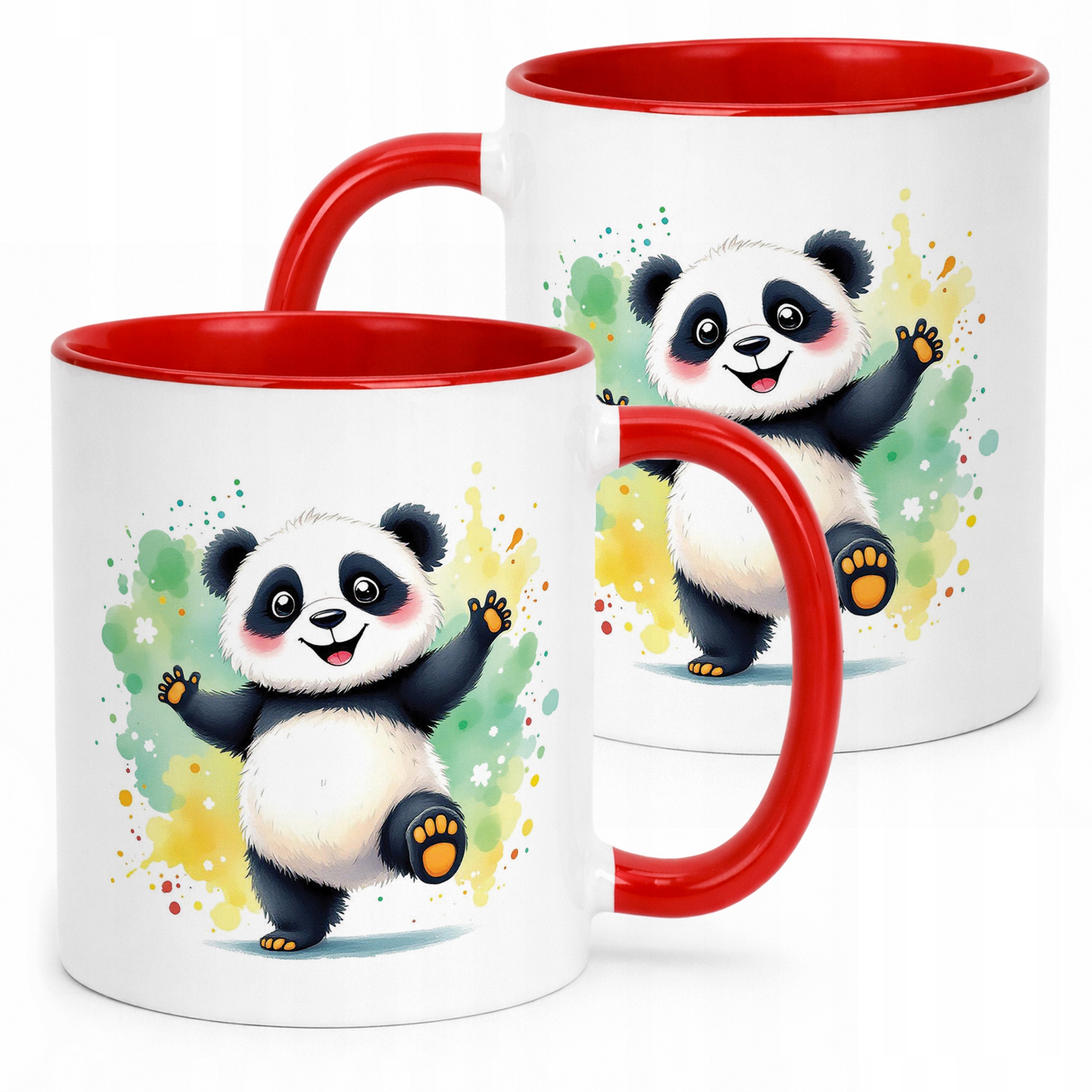 Kubek ceramiczny Panda Zwierzak Słodki Dla Dzieci Prezent