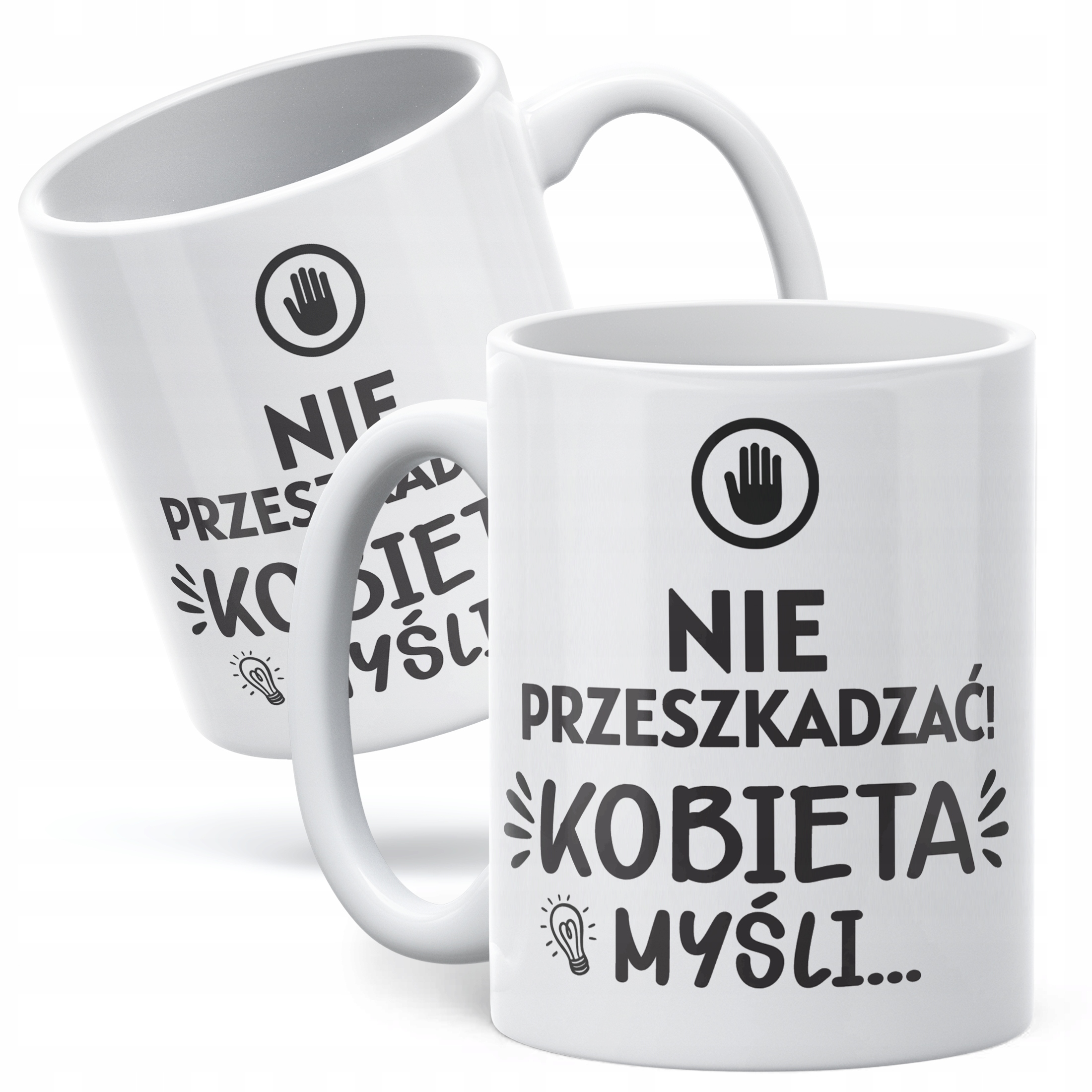 Kubek ceramiczny Dzień Kobiet Nie Przeszkadzać Prezent Dla Kobiety