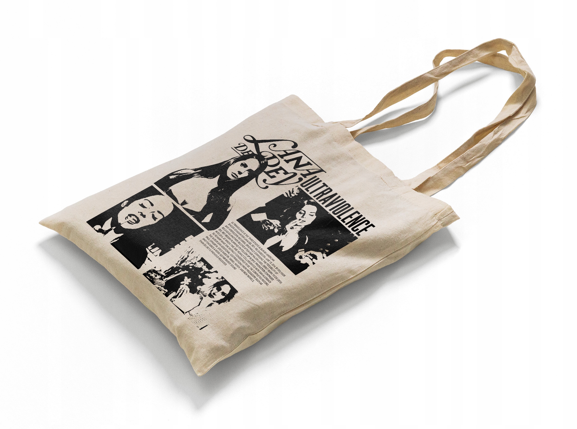 Torba bawełniana na zakupy 42×38 Lana Del Rey Ultraviolence