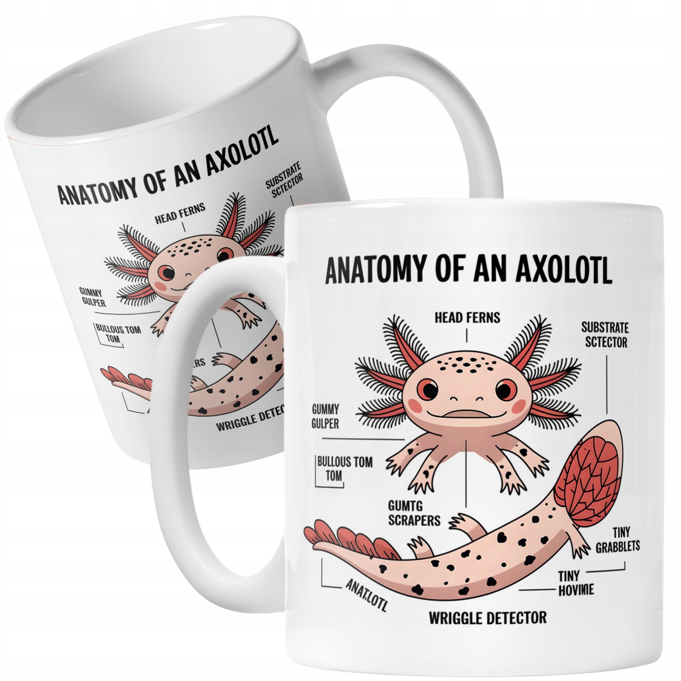 Kubeczek dla fana axolotla Aksolotl Axolotl Różowy Zwierzak Trend Viral