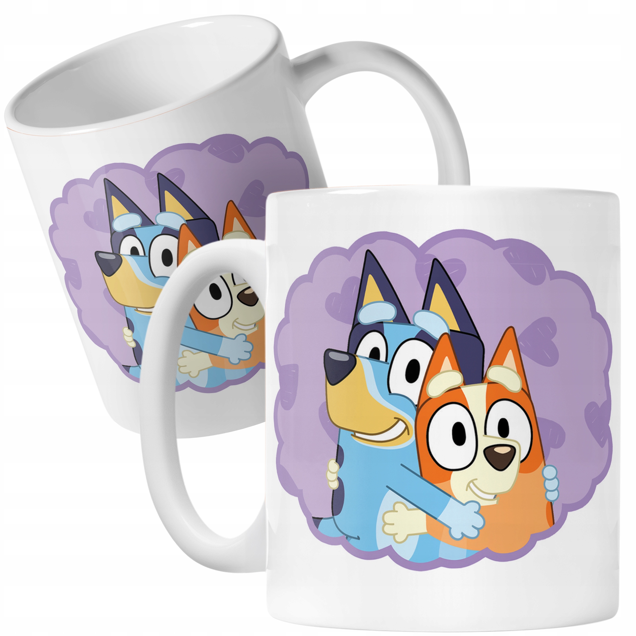 Kubek ceramiczny Bluey Bingo Dla Fana Bajki Dla Dzieci Prezent